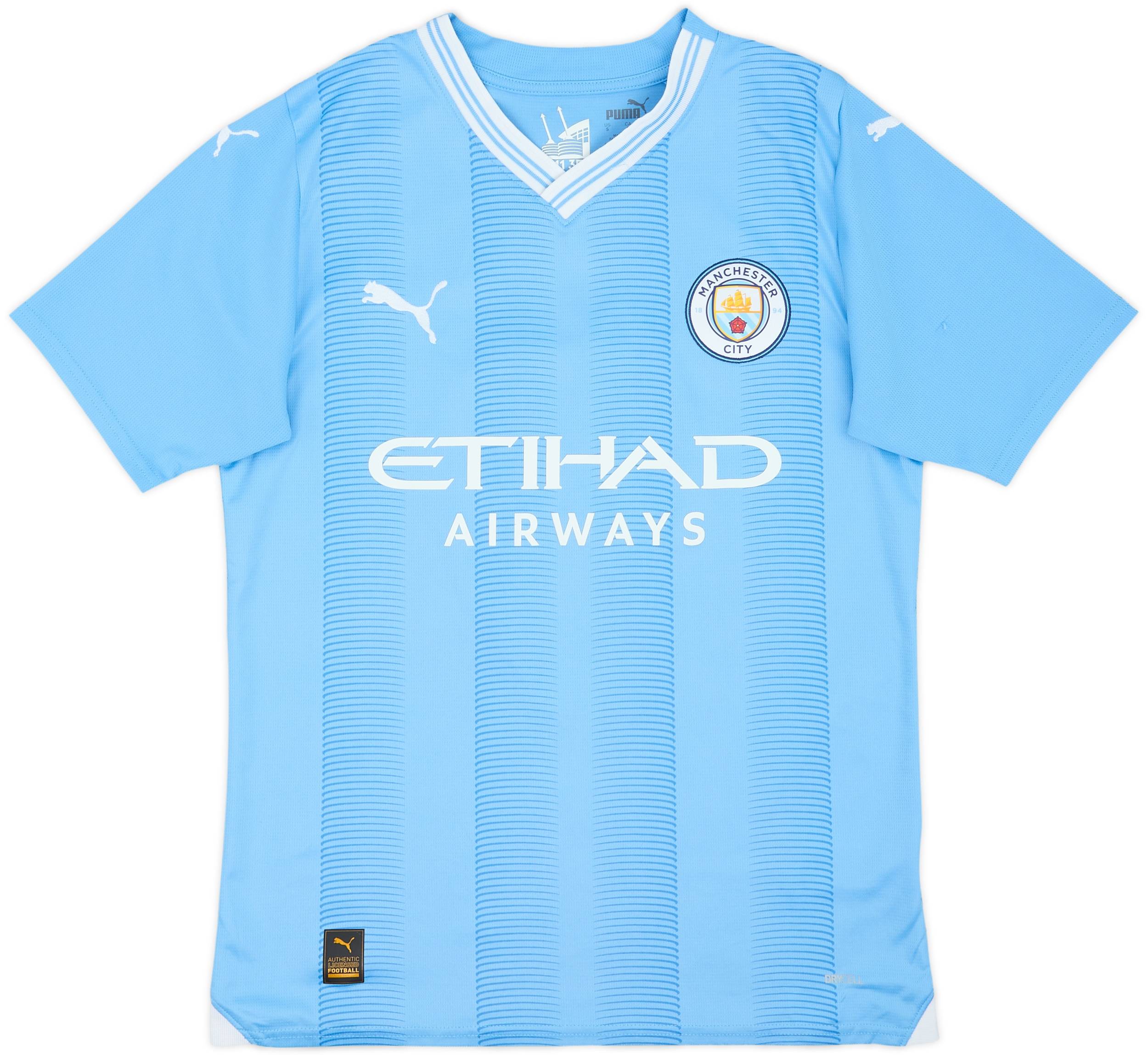 manchester city HAALAND 9 2023/24 Sサイズ 2023-24 Manchester City Home Shirt Haaland #9 - 9/10 - (S)