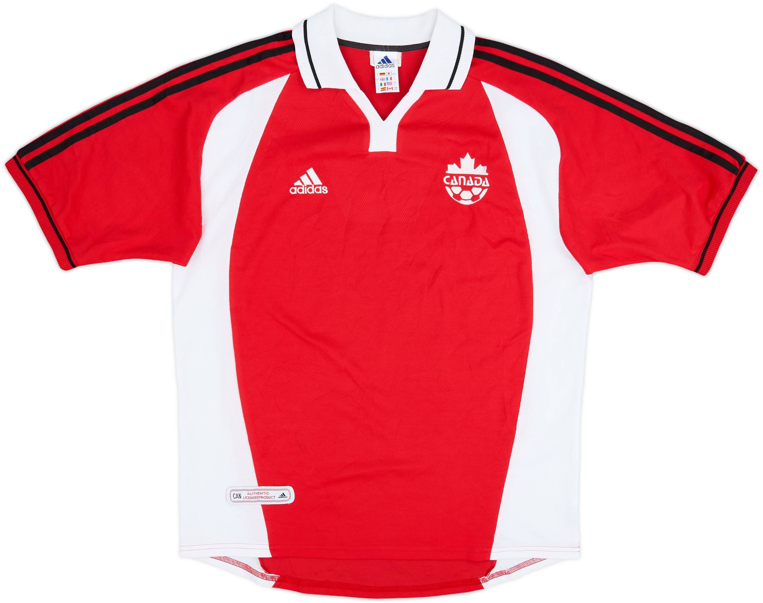 2000-02 Canada Home Shirt - 8/10 - (L)