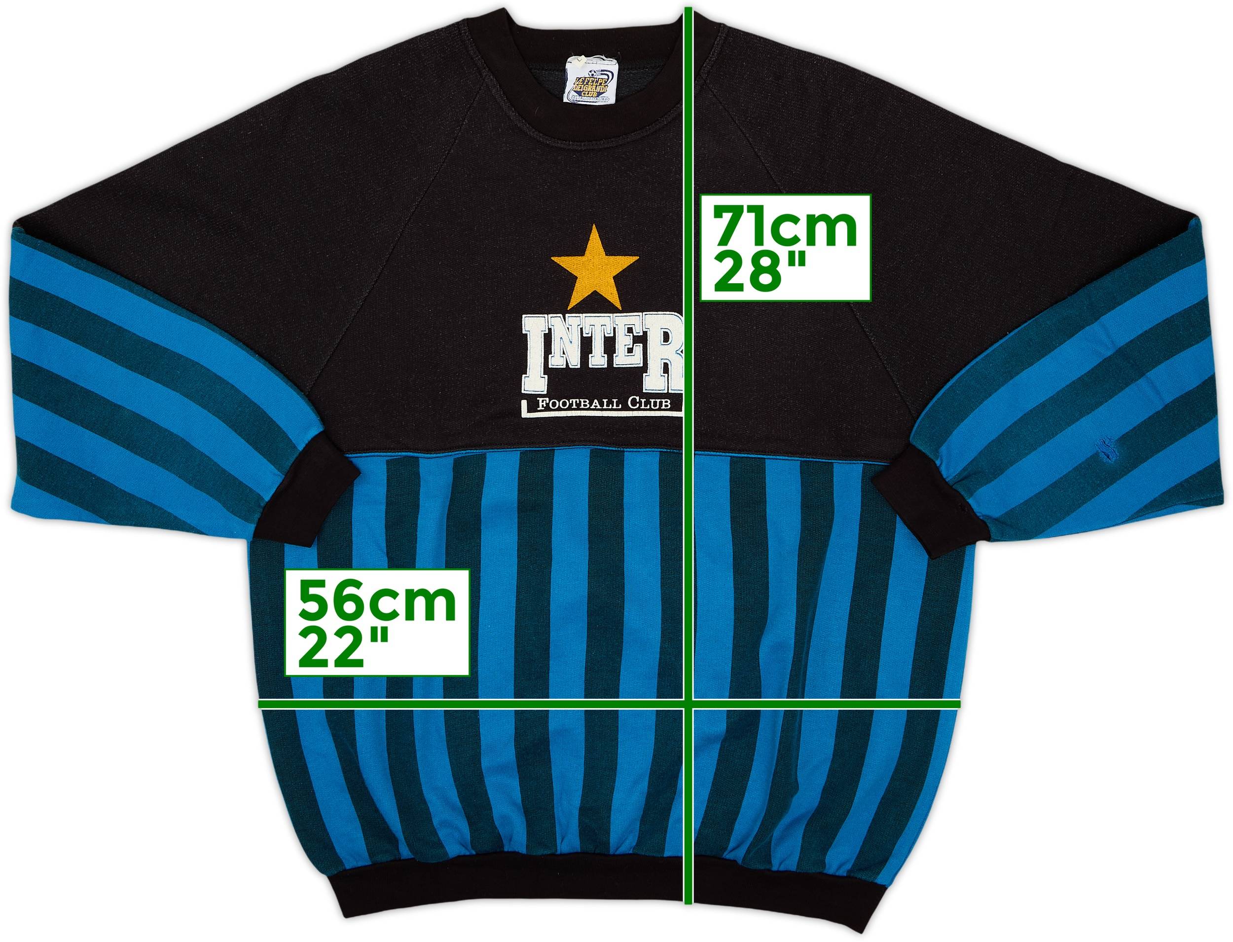 1990-91 Inter Milan Le Felpe Dei Grandi Sweat Top - 8/10 - (S)