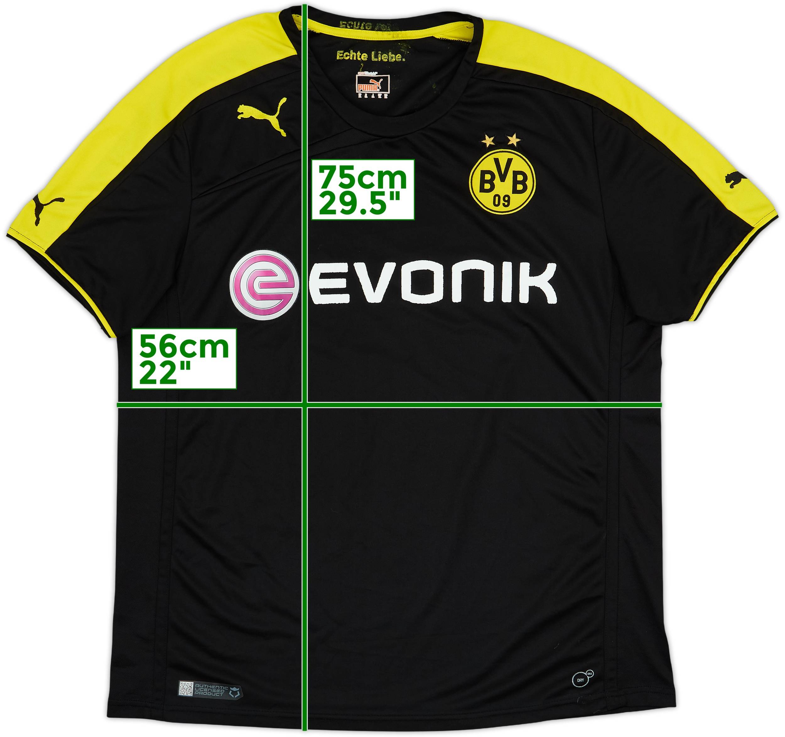 2013-14 Borussia Dortmund Away Shirt - 6/10 - (XL)