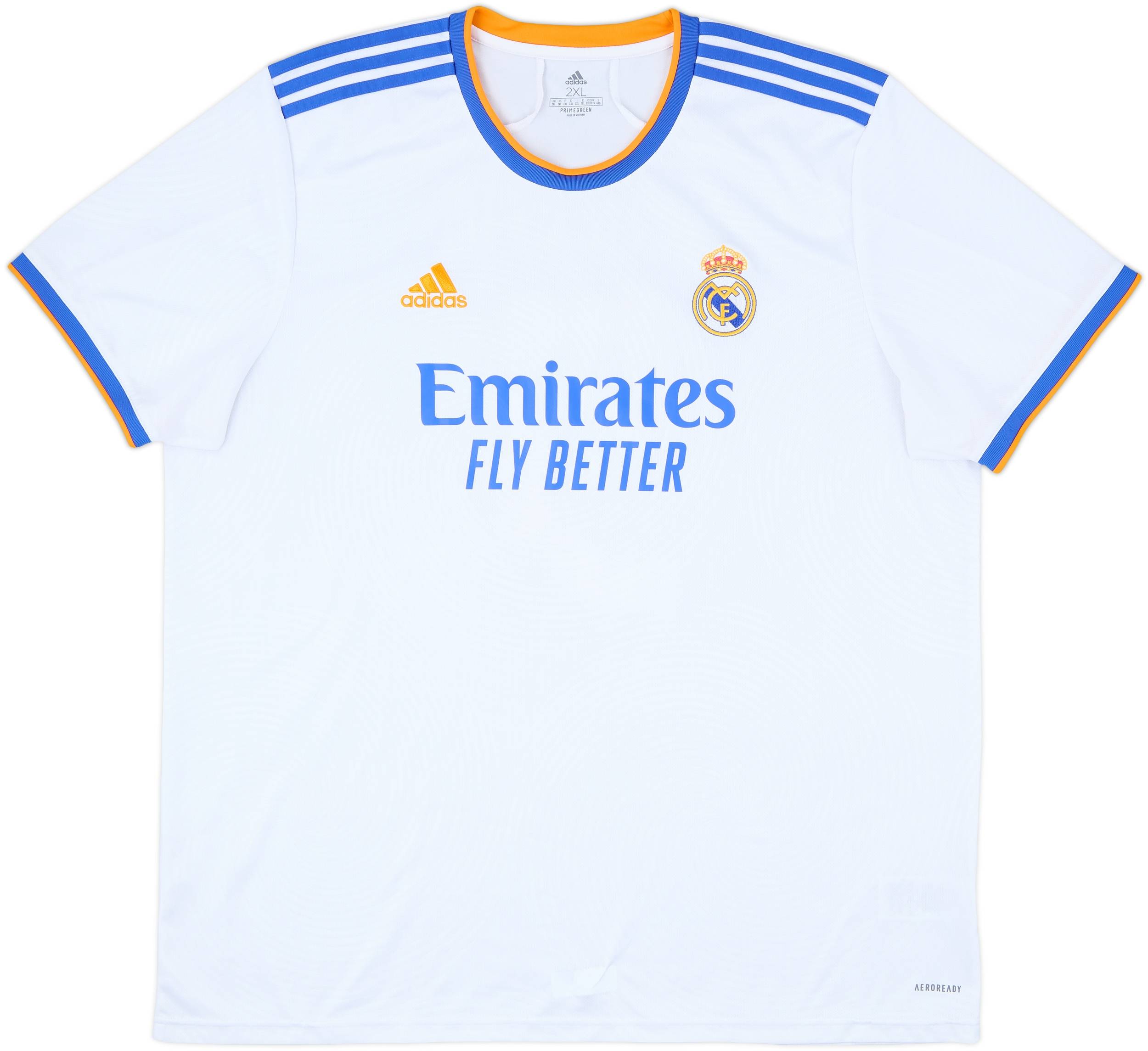 2021-22 Real Madrid Home Shirt Benzema #9 8/10 (XXL)