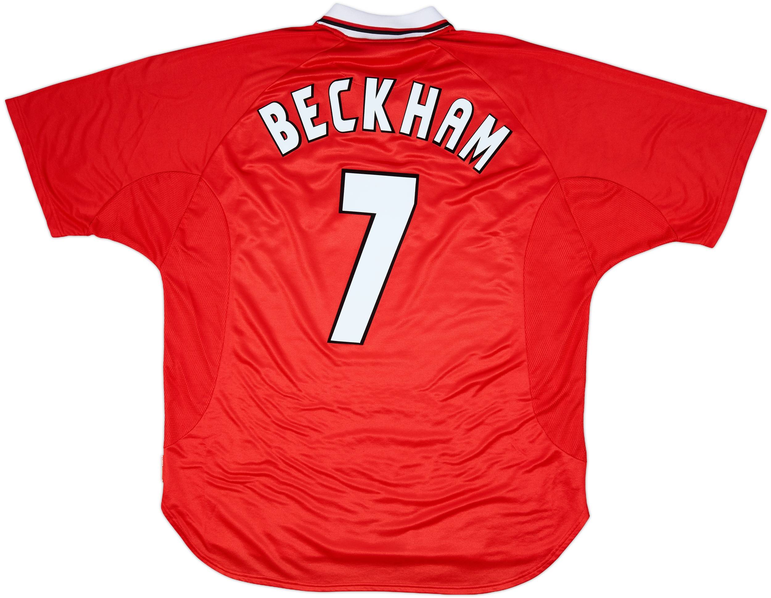 manchester united uniform ベッカム 7 MANCHESTER UNITED 01/02 - Retro - BECKHAM # 7 - Large (USA