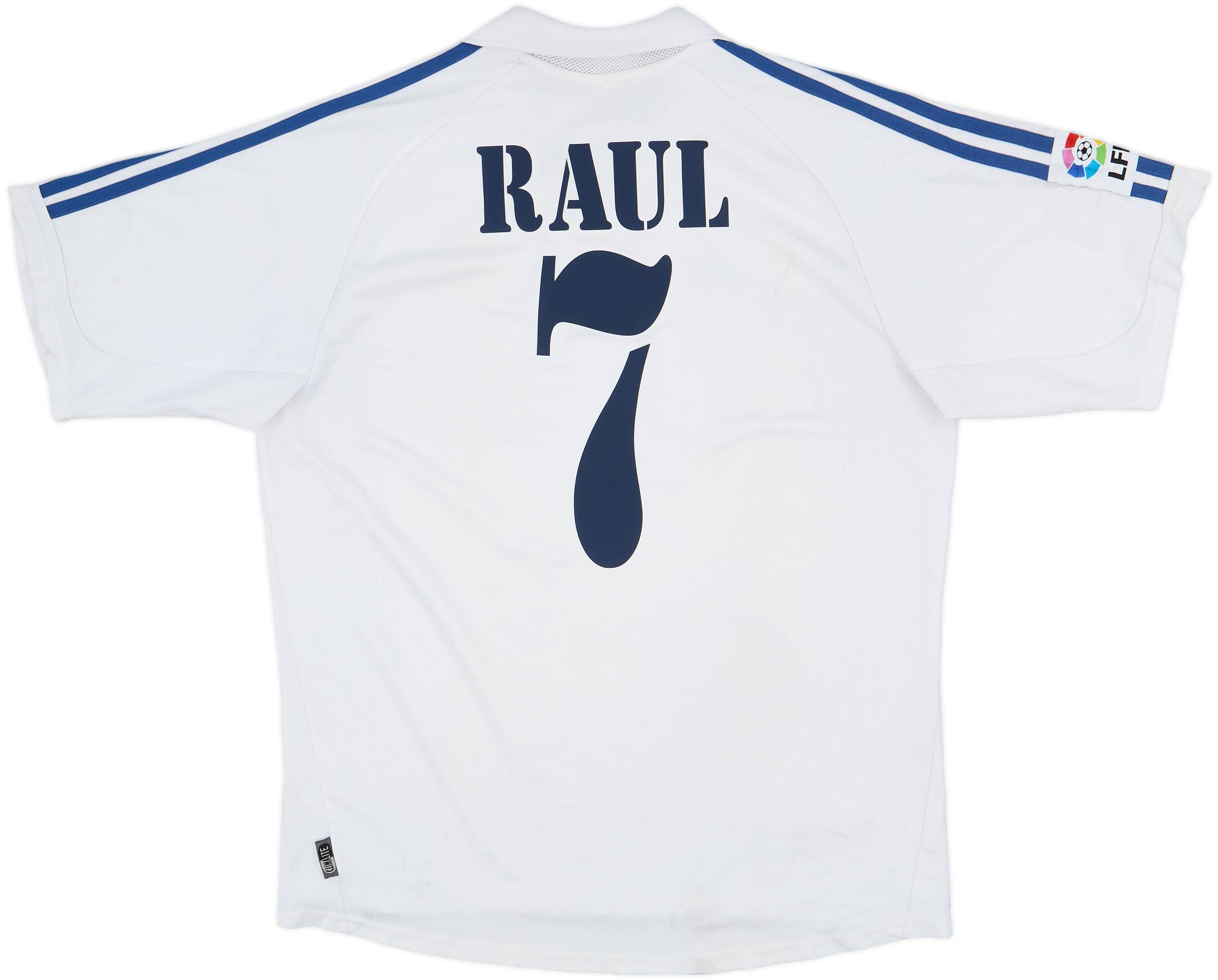 2001 Real Madrid Home Shirt Raul #7 - 5/10 - (L)
