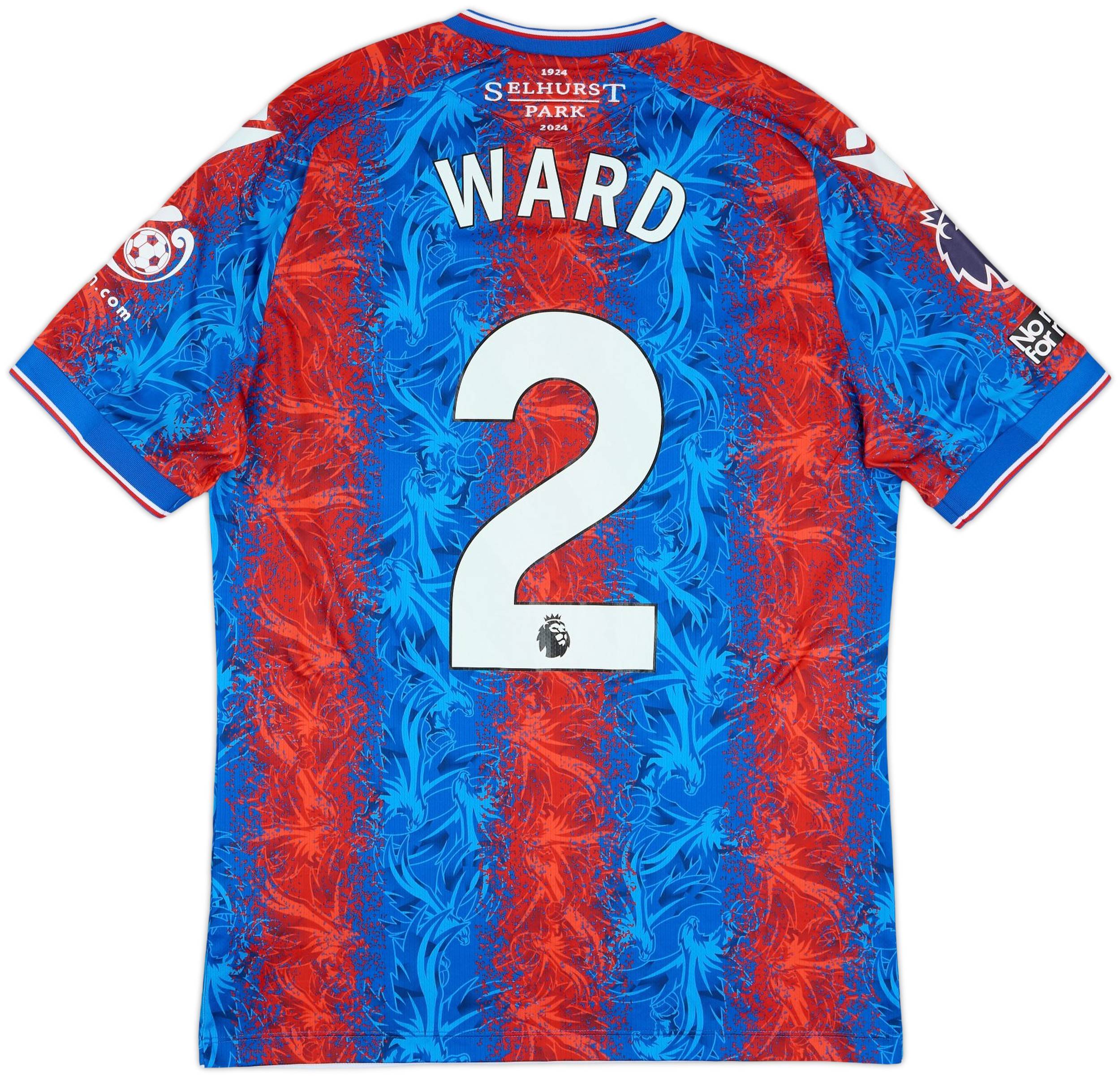 2024-25 Crystal Palace Match Issue Home Shirt Ward #2