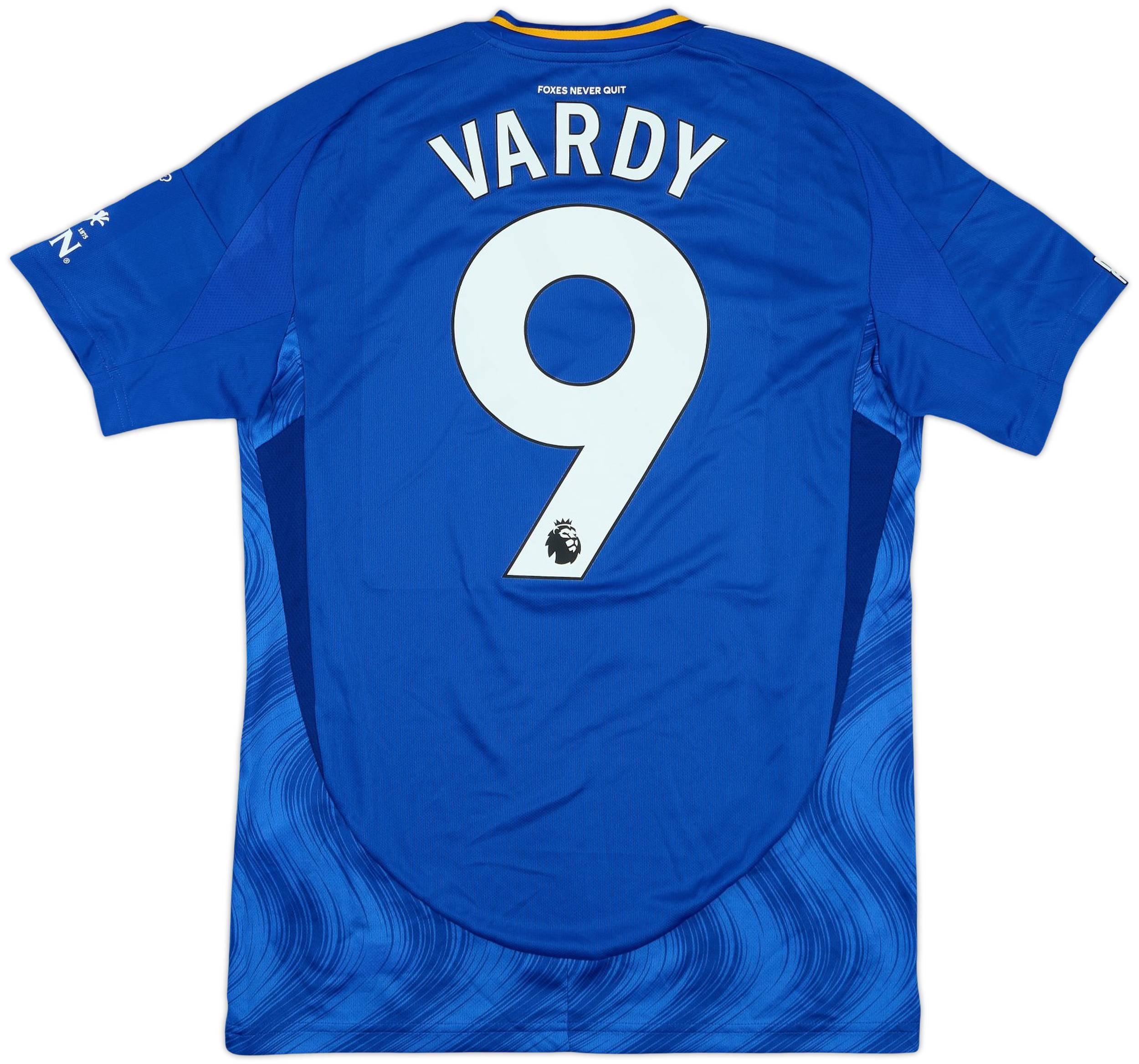 2024-25 Leicester Match Issue Home Shirt Vardy #9