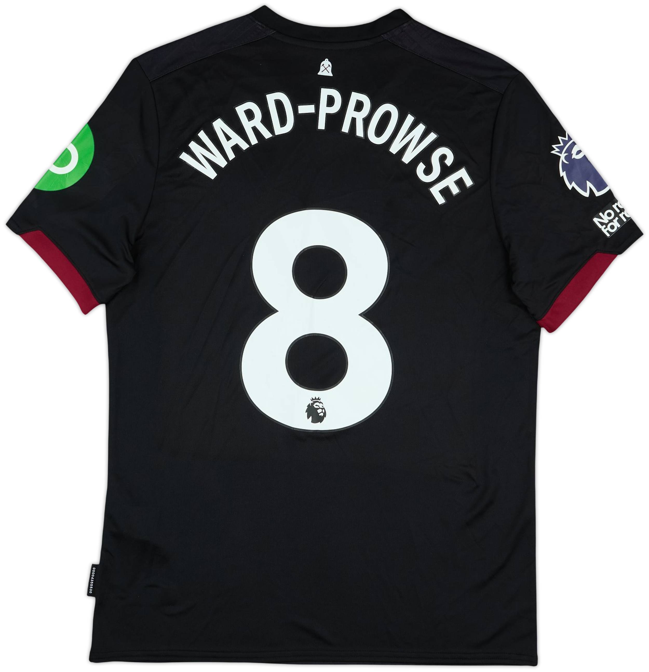 2024-25 West Ham Match Issue Away Shirt Ward-Prowse #8