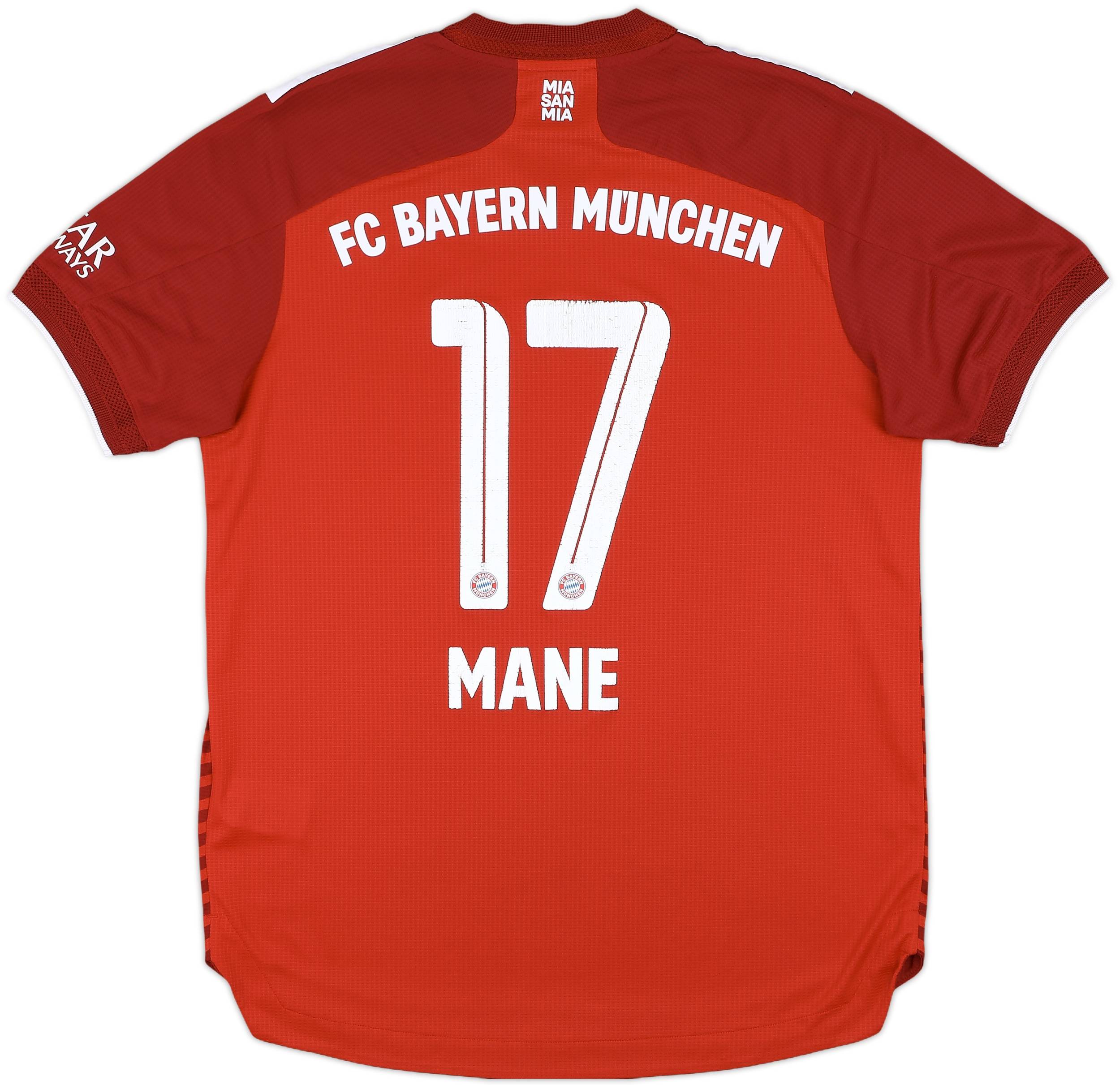 FC Bayern Munchen Mane 17 ユニフォーム 2021-22 Bayern Munich Authentic Home Shirt Mane #17 - 6/10 - (L)
