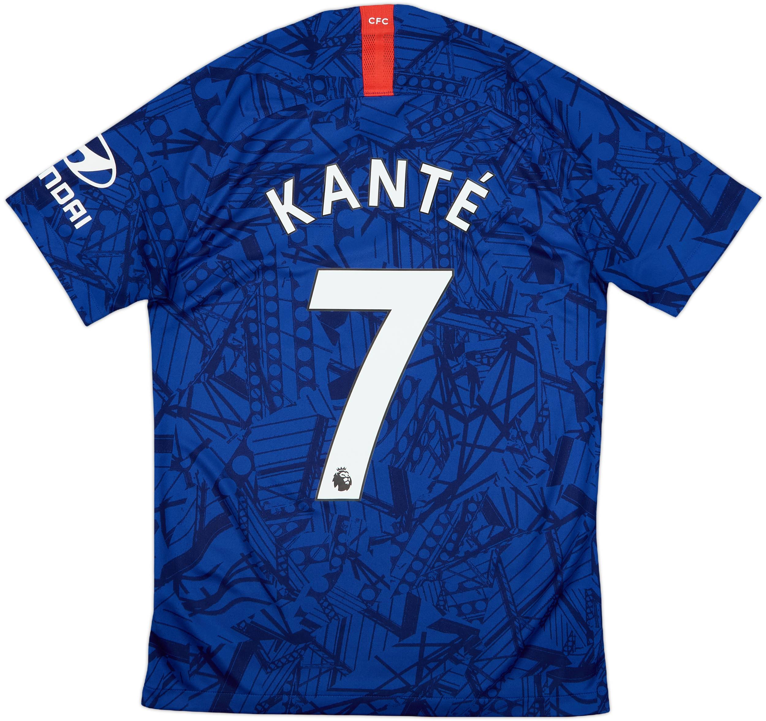 Chelsea 2019-20シーズンユニ　カンテ 2019-20 Chelsea Home Shirt Kante #7 - 9/10 - (S)