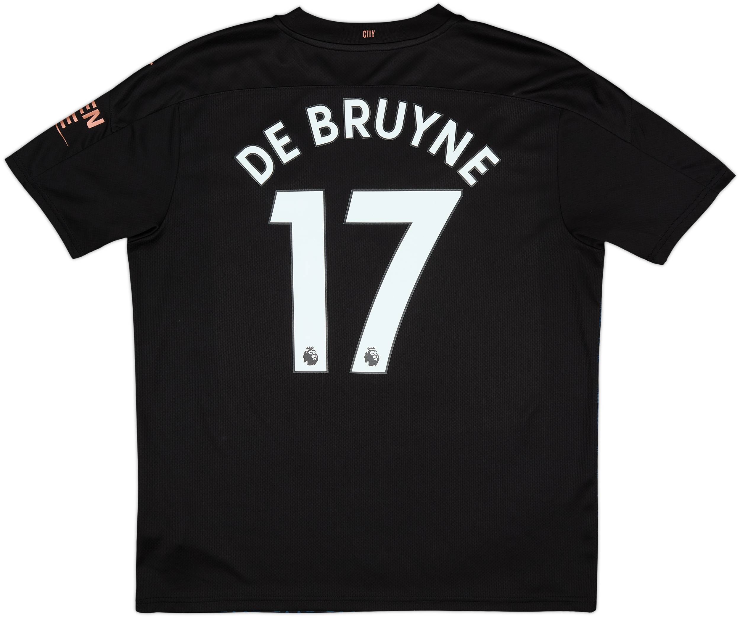 2020-21 Manchester City Away Shirt De Bruyne #17 - 9/10 - (XL)