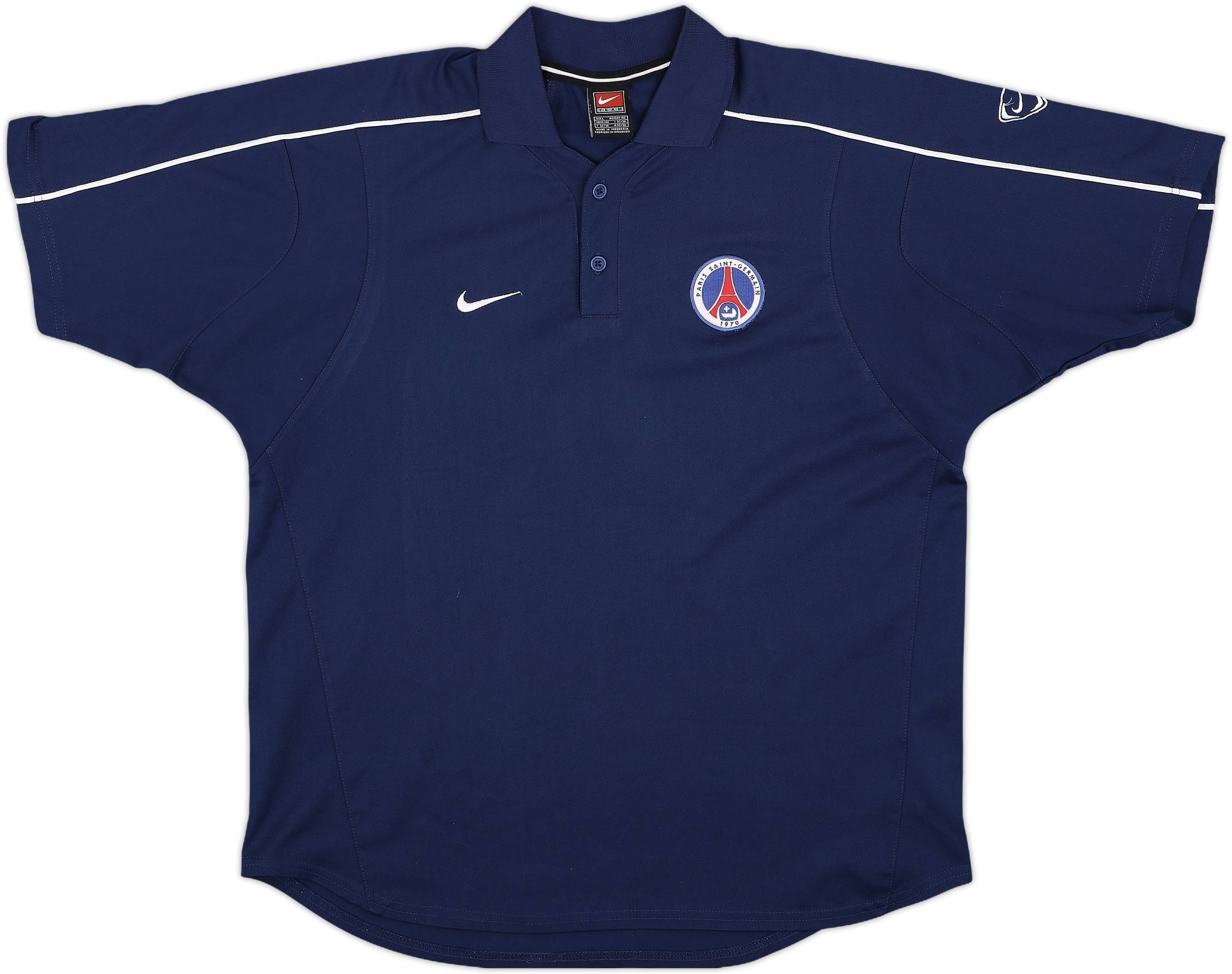 1998-99 Paris Saint-Germain Nike Polo Shirt - 7/10 - (L)