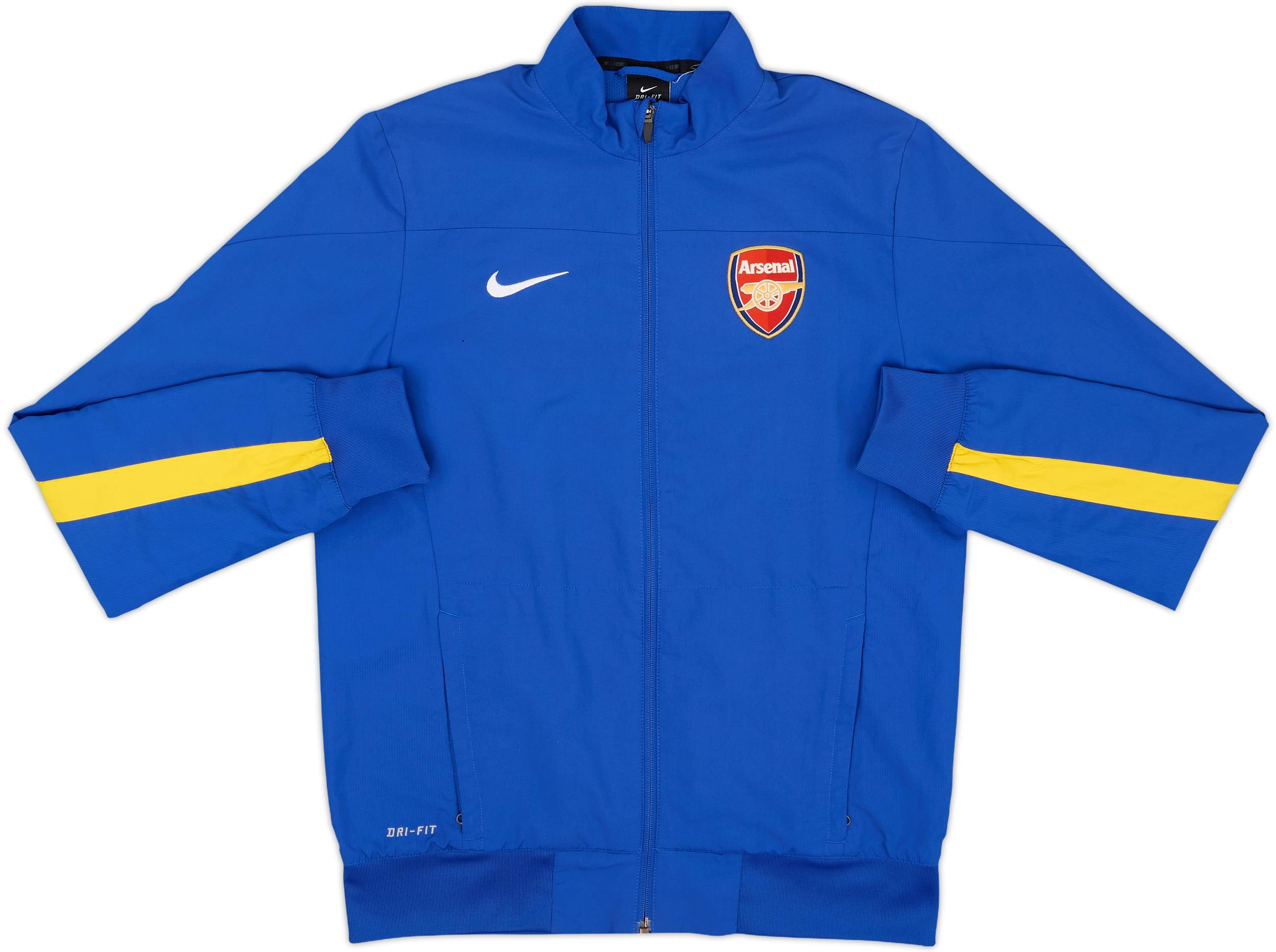 Nike Arsenal ジャケット Lサイズ 青 2013-14 Arsenal Nike Track Jacket - 7/10 - (S)