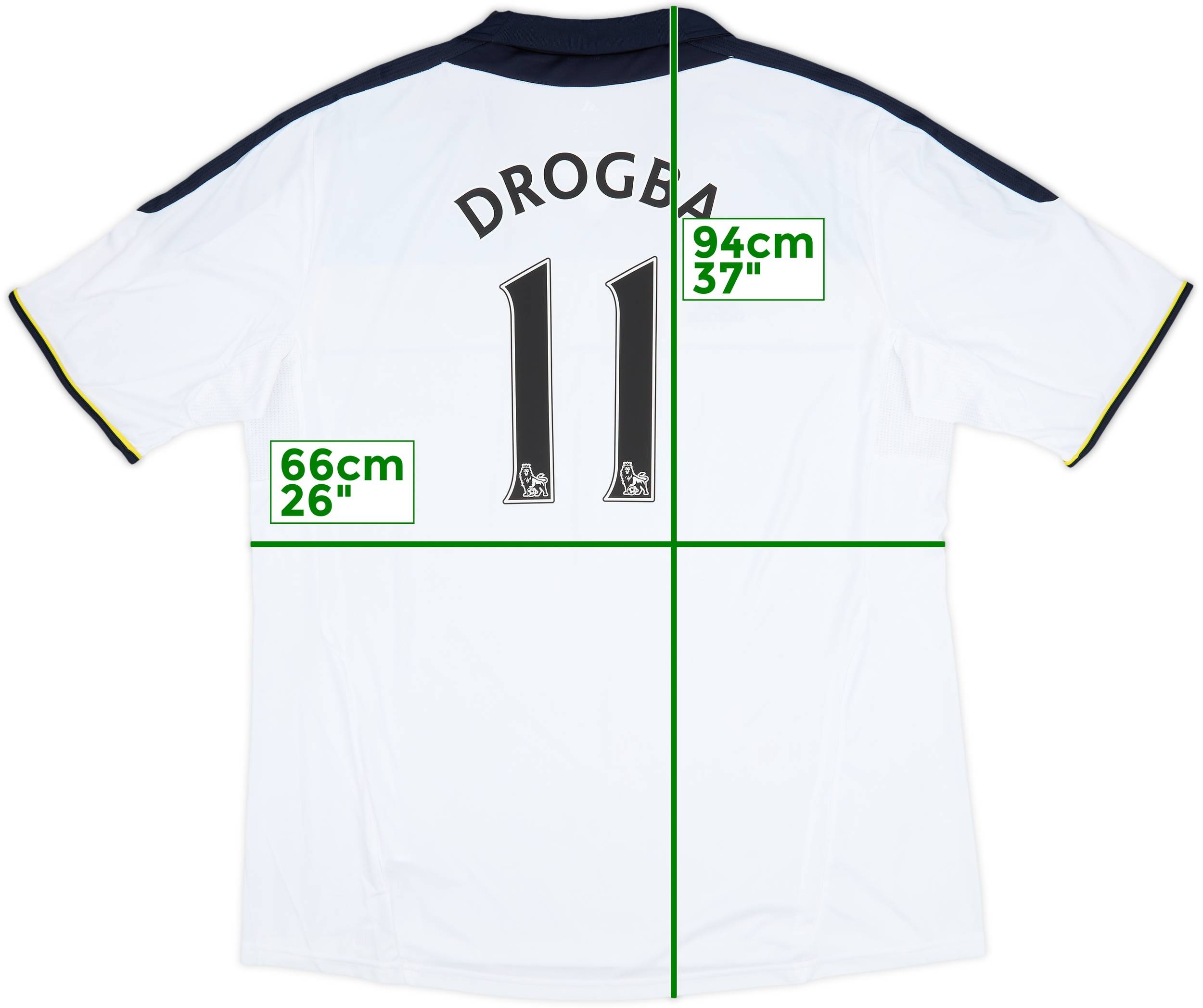 2011-12 Chelsea Third Shirt Drogba #11 (3XL)