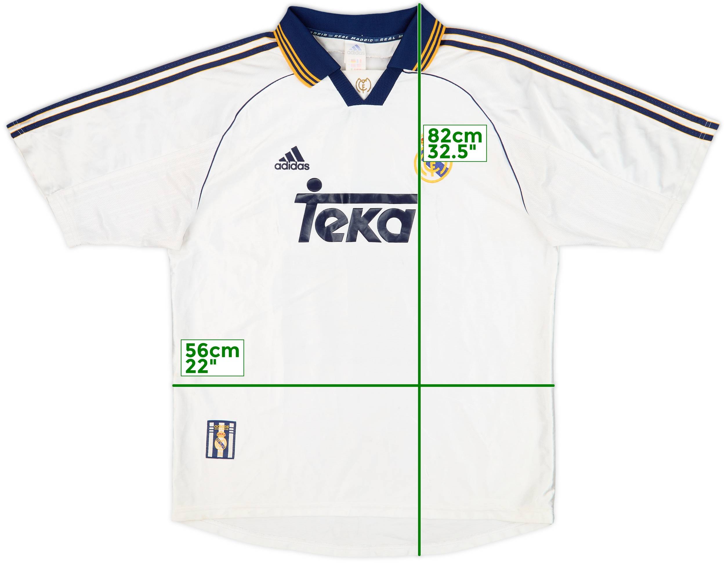 1998-00 Real Madrid 'Final Copa De Europa' Home Shirt - 8/10 - (L)