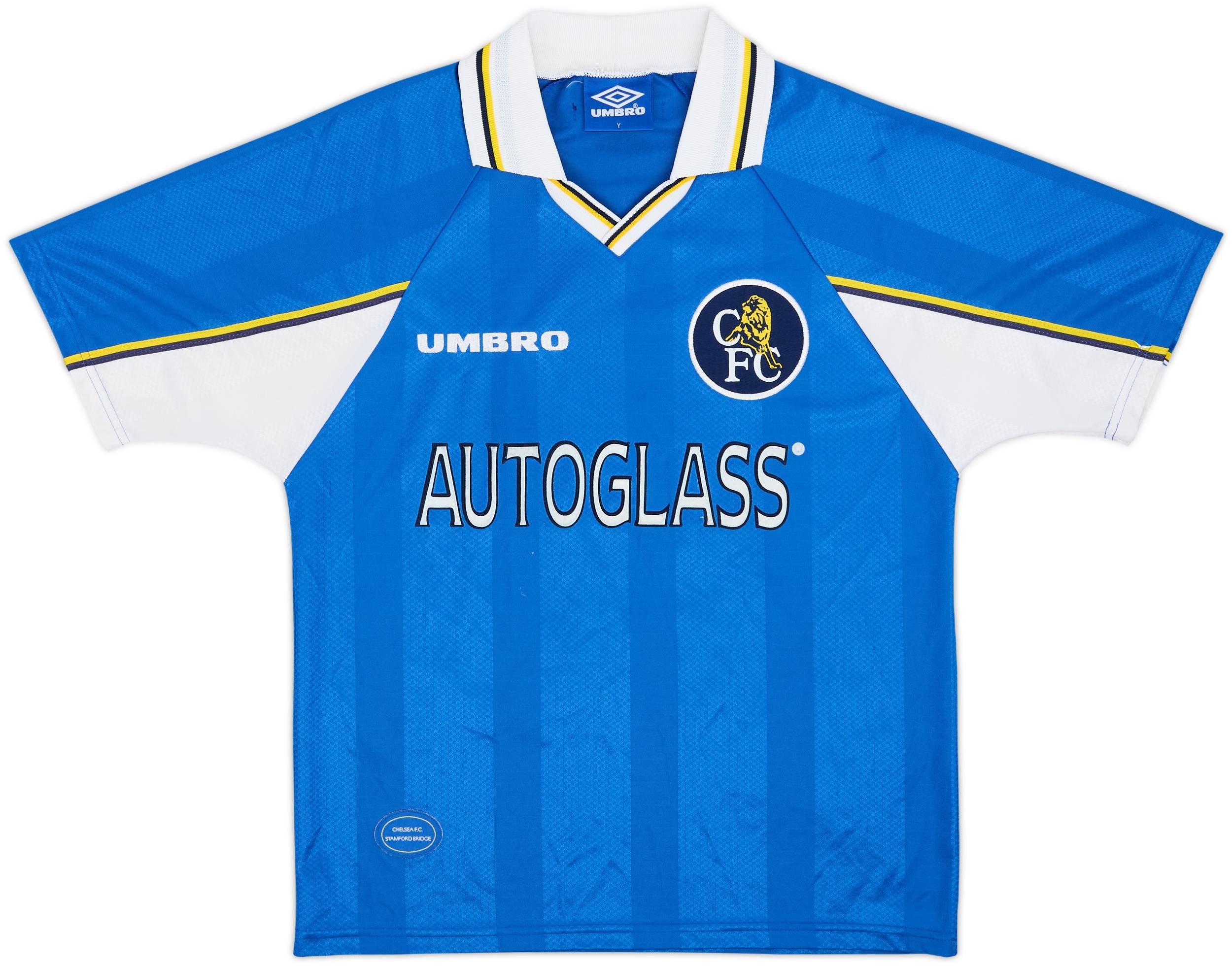 1997-99 Chelsea Home Shirt Zola #25 - 8/10 - (Y)