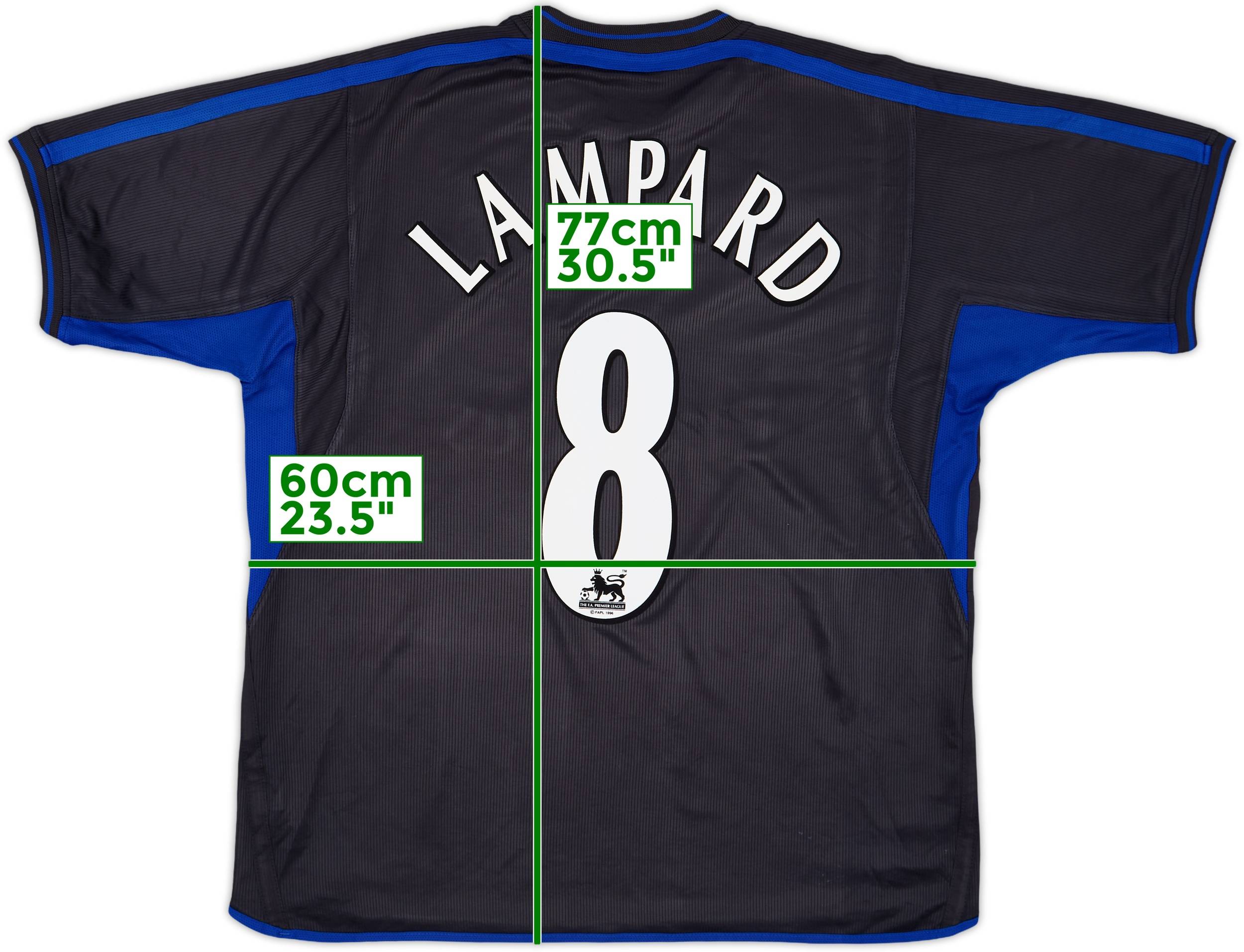 2002-04 Chelsea Away Shirt Lampard #8 - 7/10 - (XL)