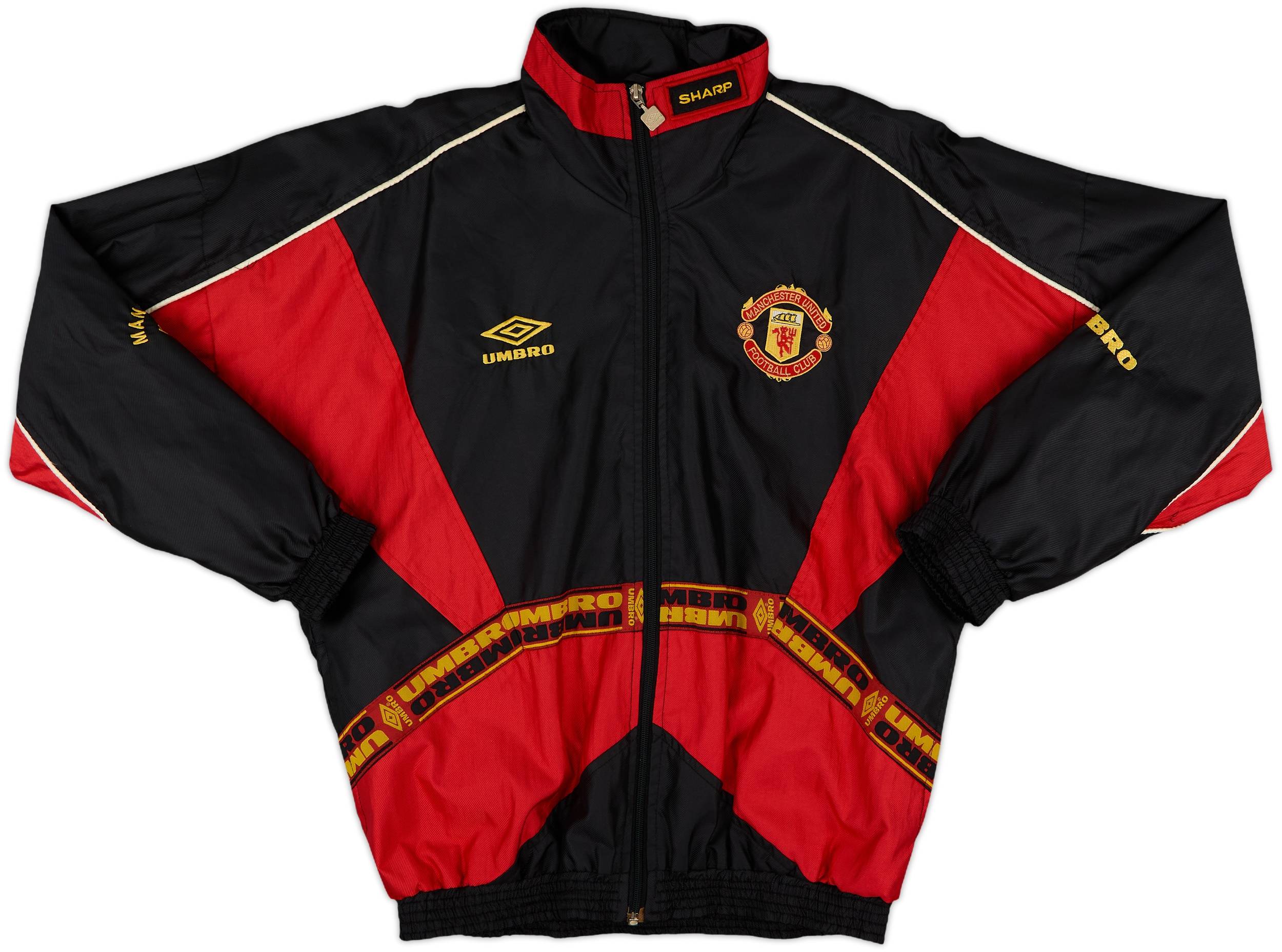 1996-97 Manchester United Umbro Track Jacket - 8/10 - (Y)