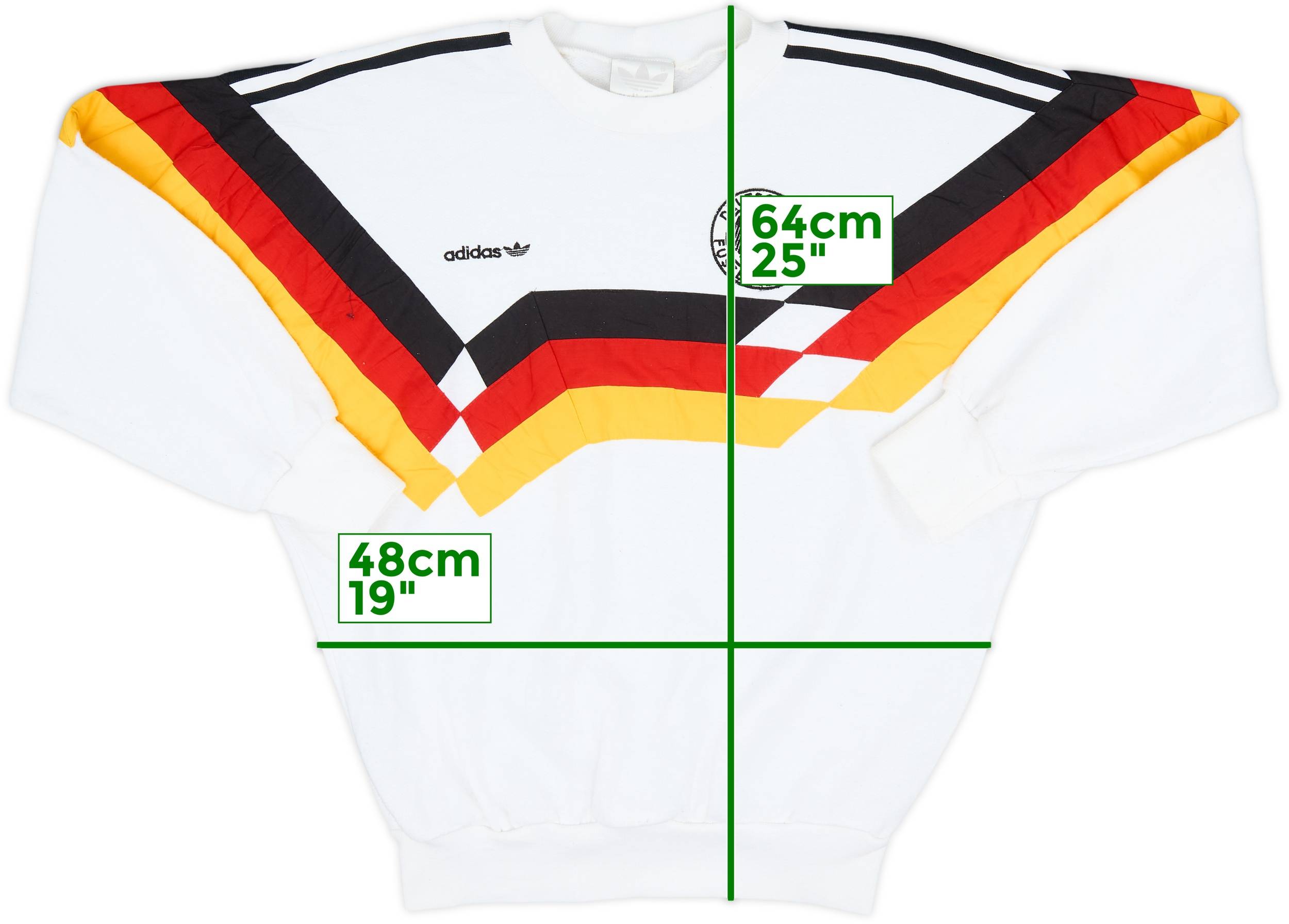 希少】adidas 90s スウェット ドイツ 1990-92 Germany adidas Sweat Top - 8/10 - (S)