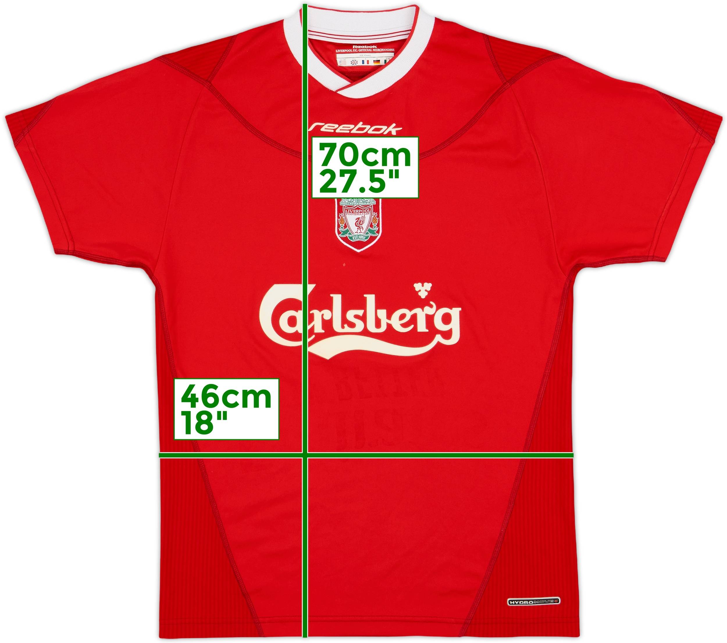 2002-04 Liverpool Home Shirt - 8/10 - (XS)