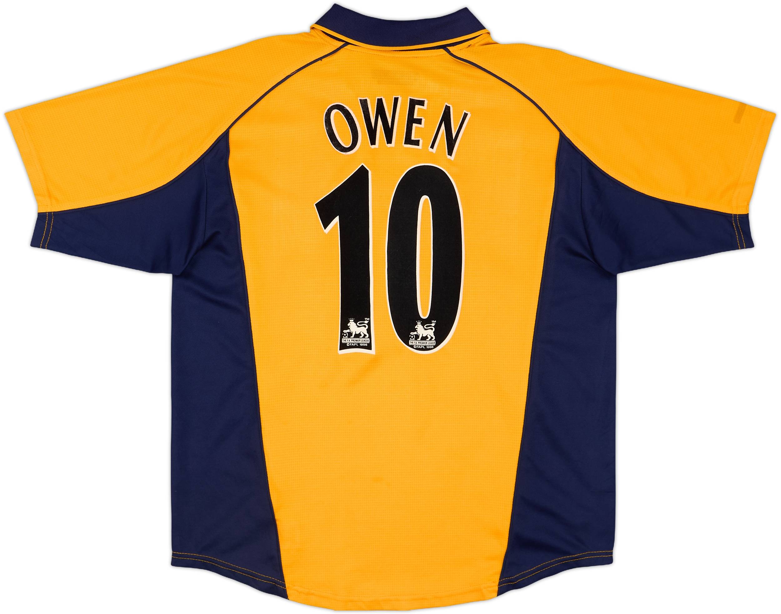 2000-02 Liverpool Away Shirt Owen #10 - 5/10 - (L)