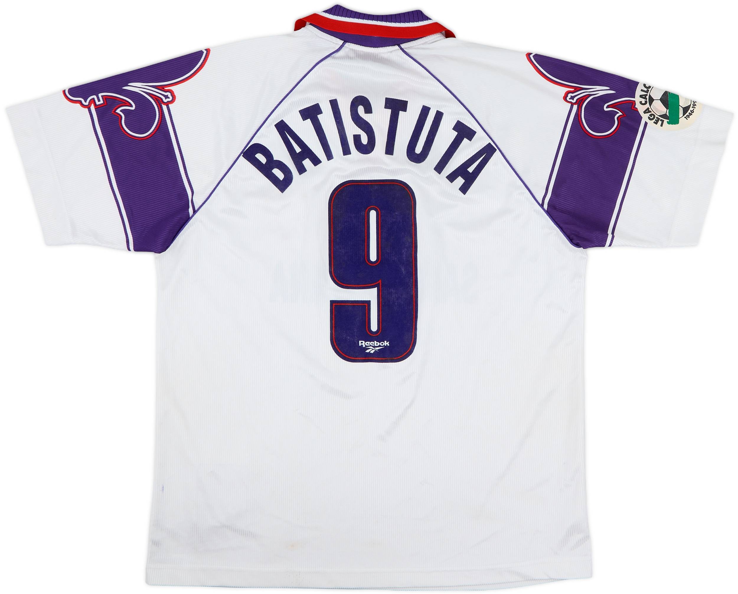 フィオレンティーナ/95-96/H #9 バティストゥータ 1995-96 Fiorentina Away Shirt Batistuta #9 - 7/10 - (M)