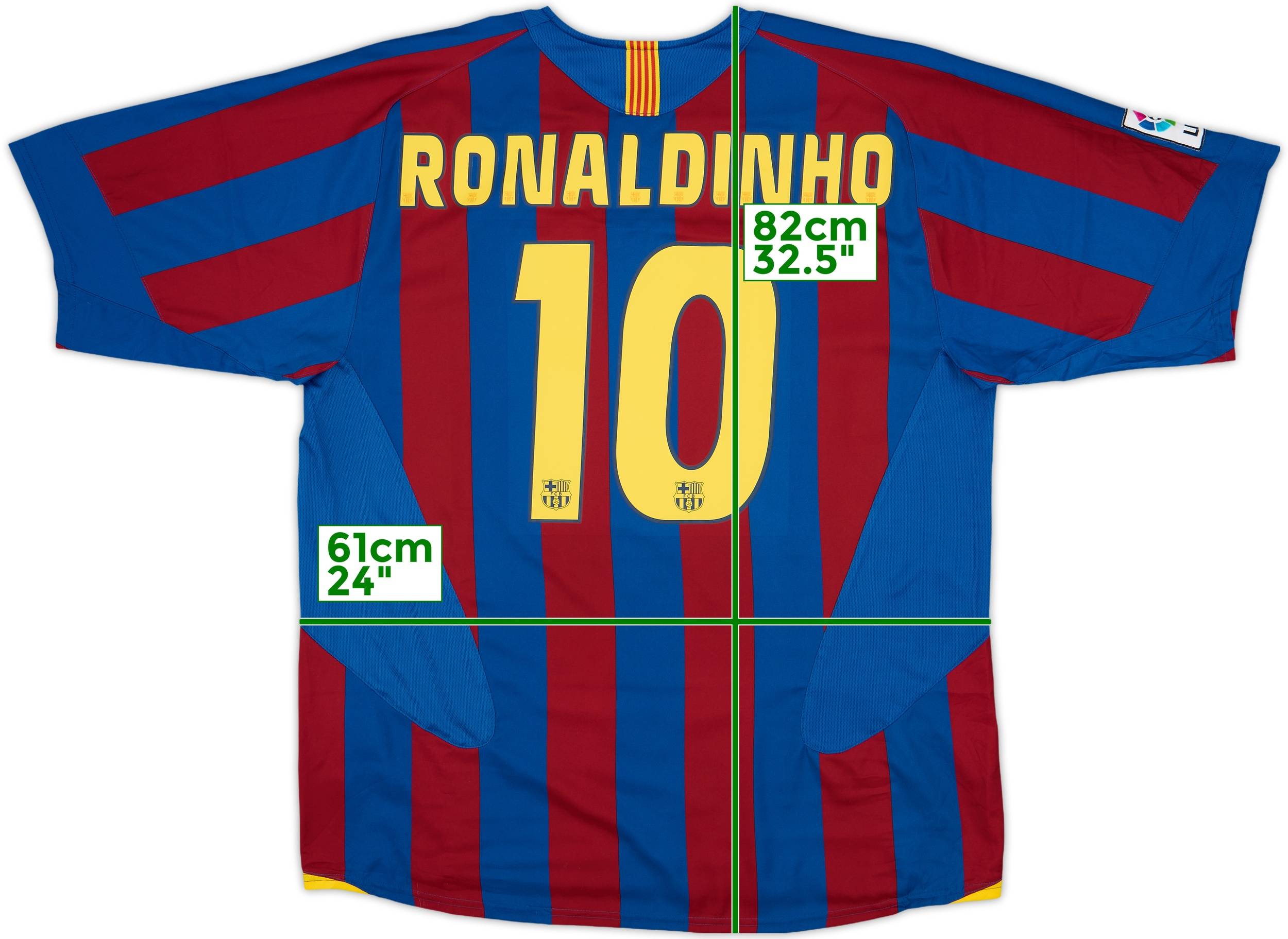 2005-06 Barcelona Home Shirt Ronaldinho #10 - 8/10 - (XL)