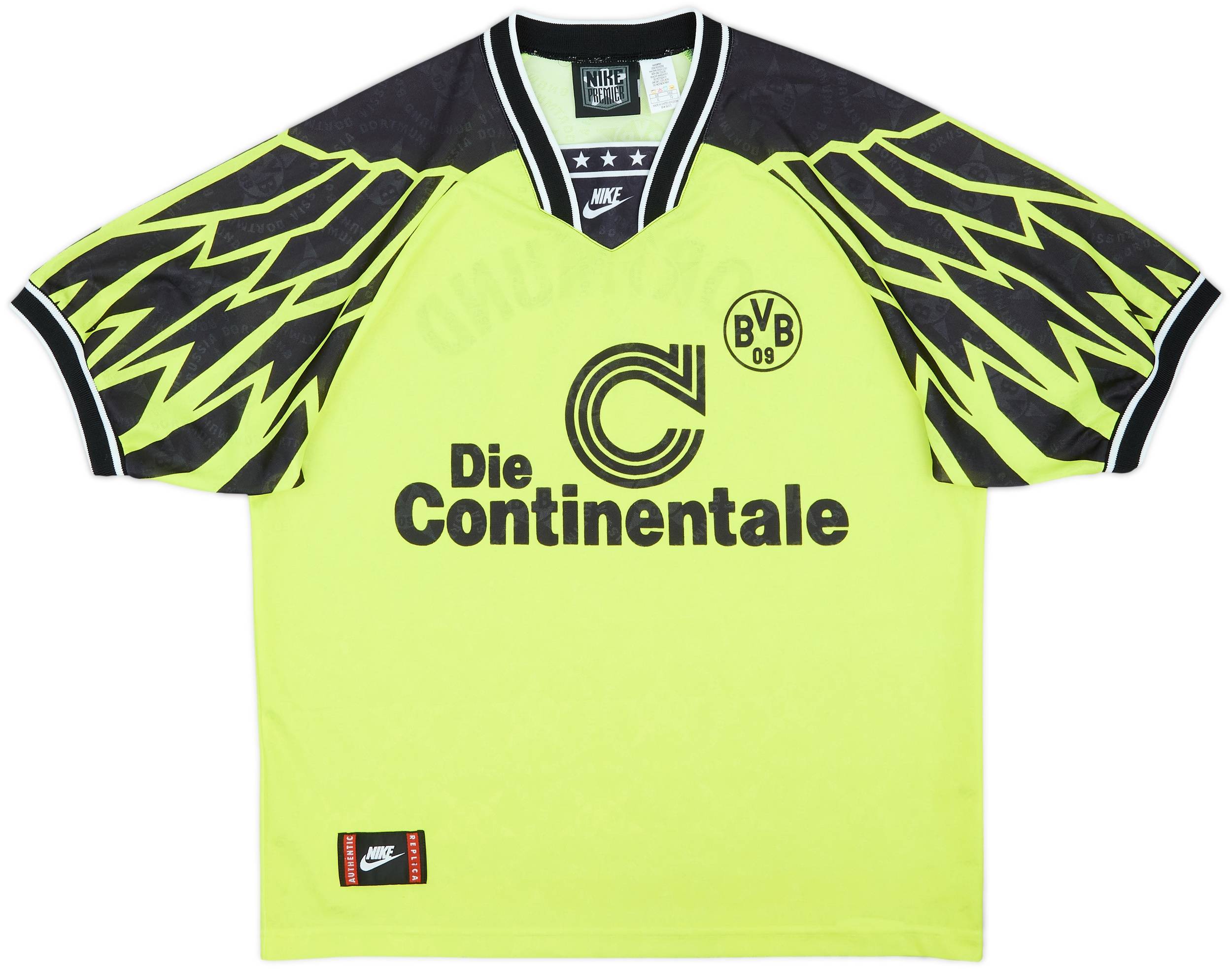 1994-95 Borussia Dortmund Home Shirt - 8/10 - (XL)
