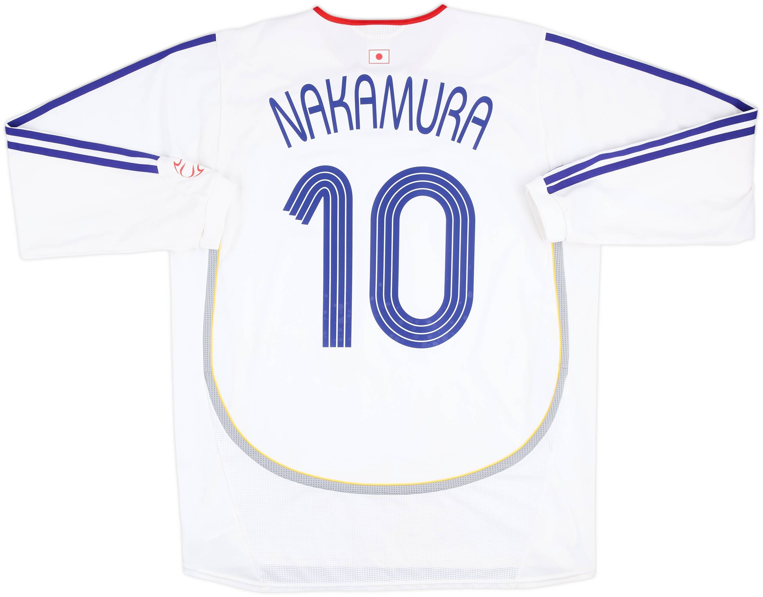 2006-08 Japan Away L/S Shirt Nakamura #10 - 8/10 - (L/XL)