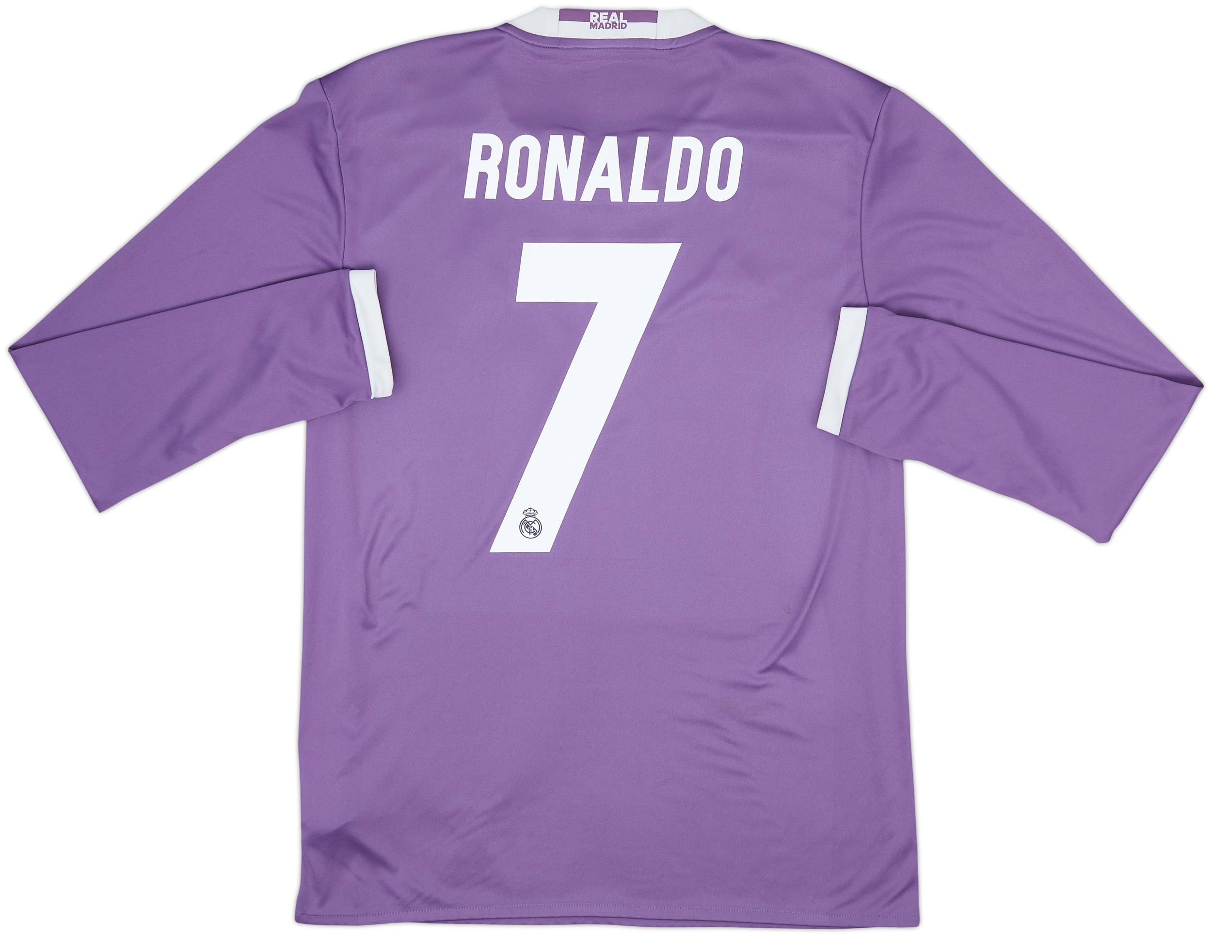 2016-17 Real Madrid Away L/S Shirt Ronaldo #7 - 7/10 - (M)
