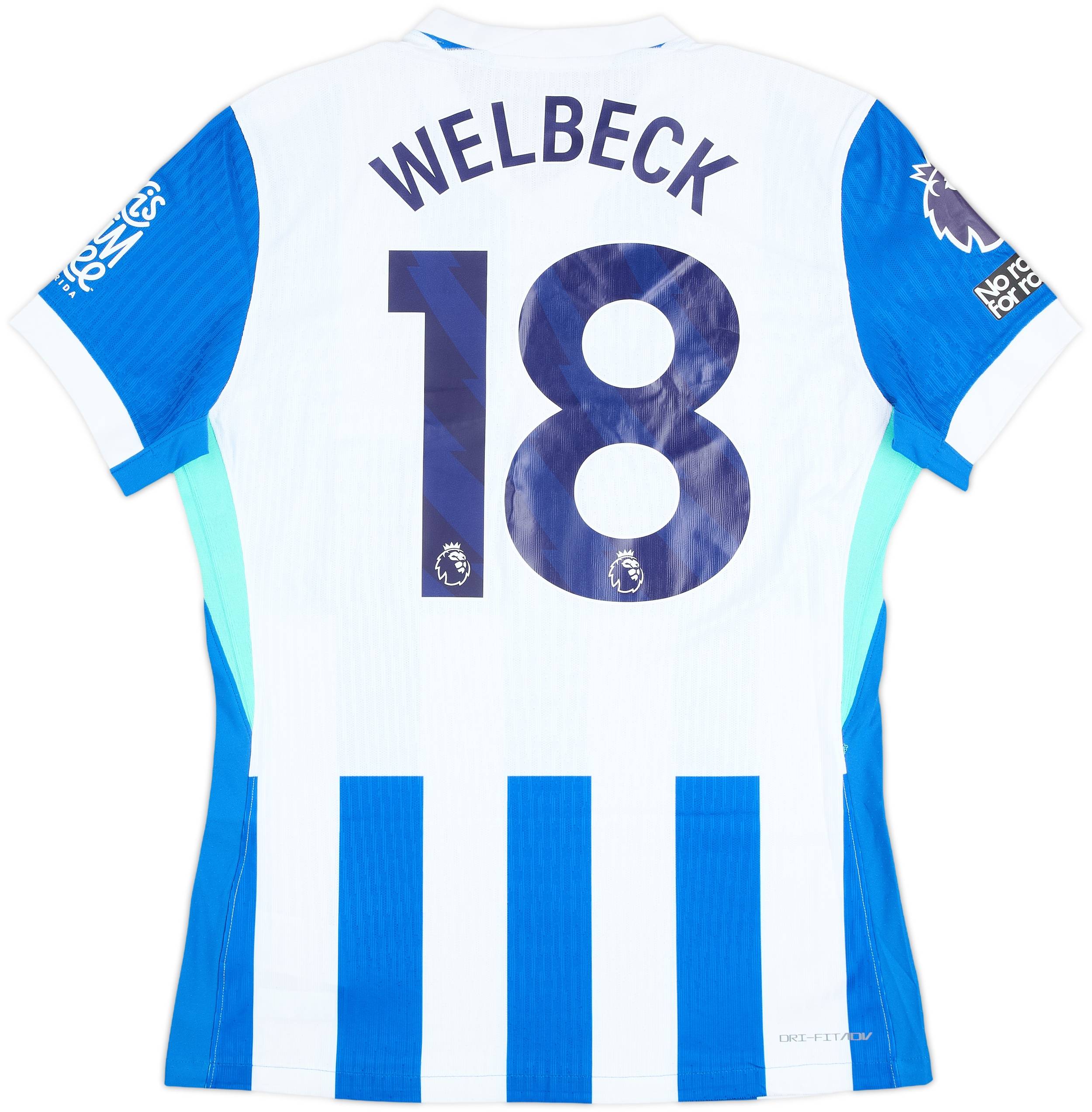2025-26 Brighton Match Issue Home Shirt Welbeck #18