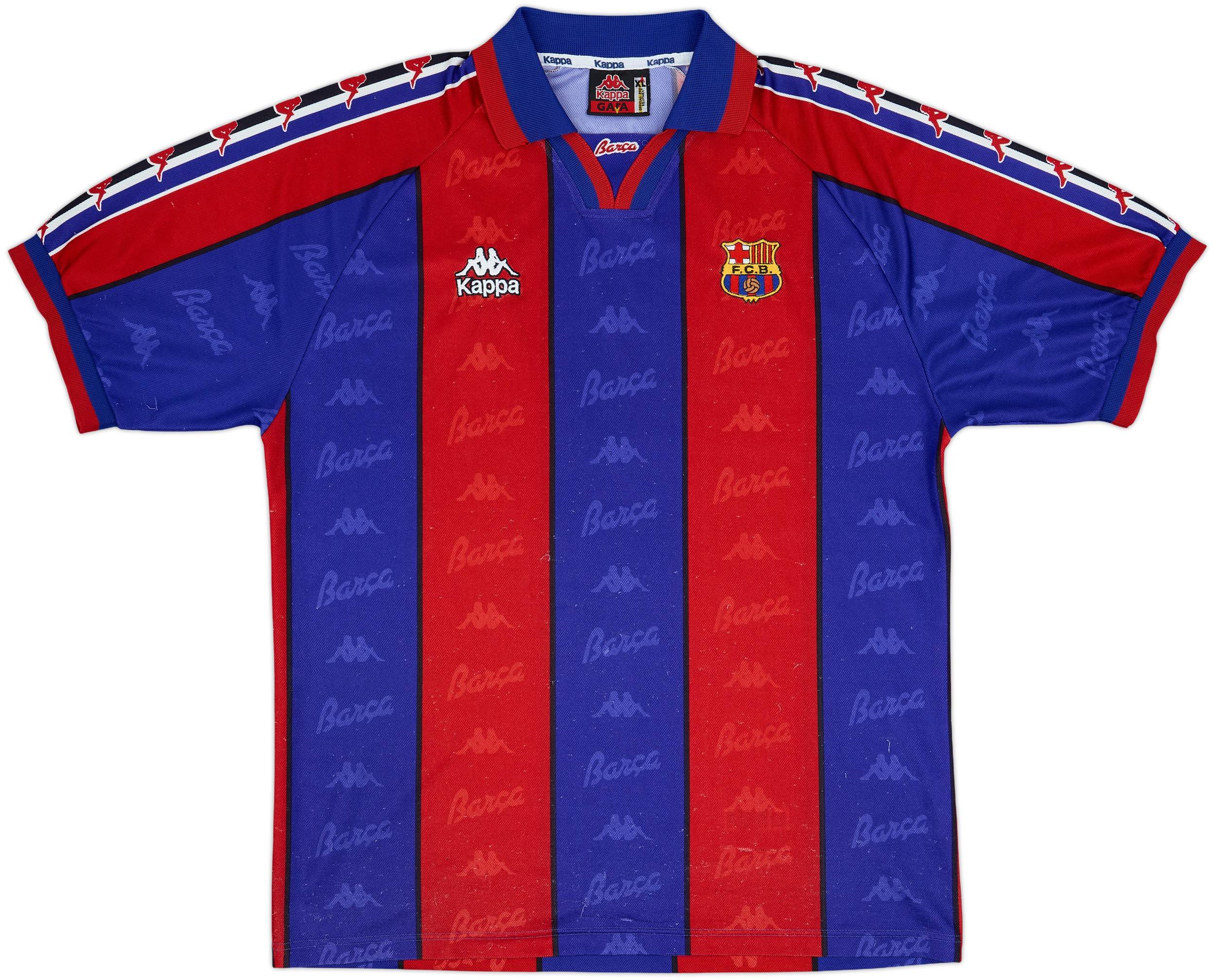 1995-97 Barcelona Home Shirt - 5/10 - (XL)