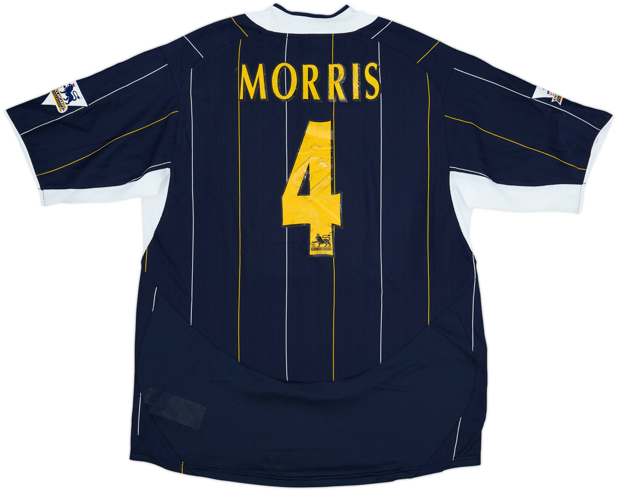 2003-04 Leeds United Away Shirt Morris #4 - 6/10 - (L)