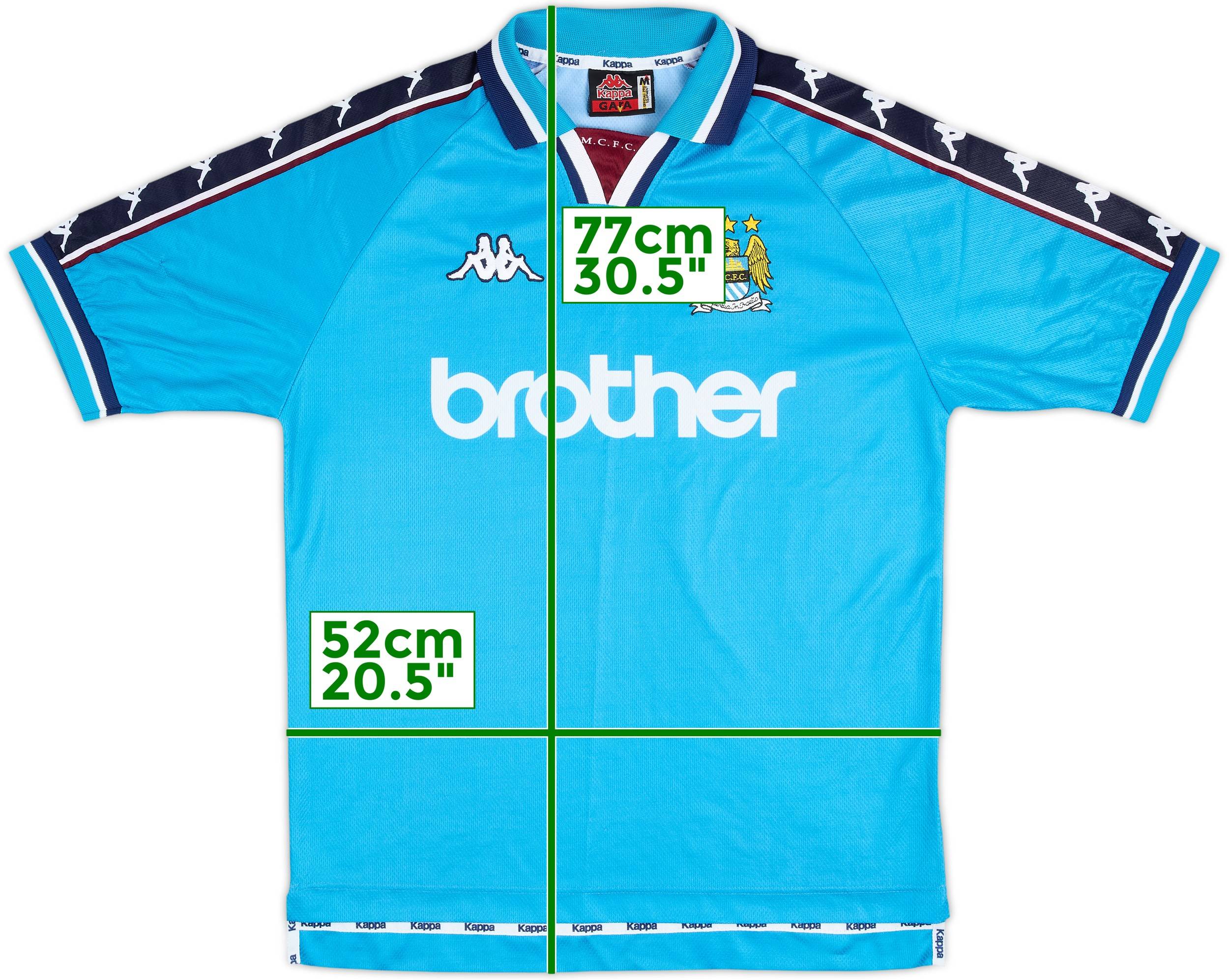 ウェア 1997-99 Manchester City  Shirt 1997-99 Manchester City Home Shirt - 9/10 - (M)