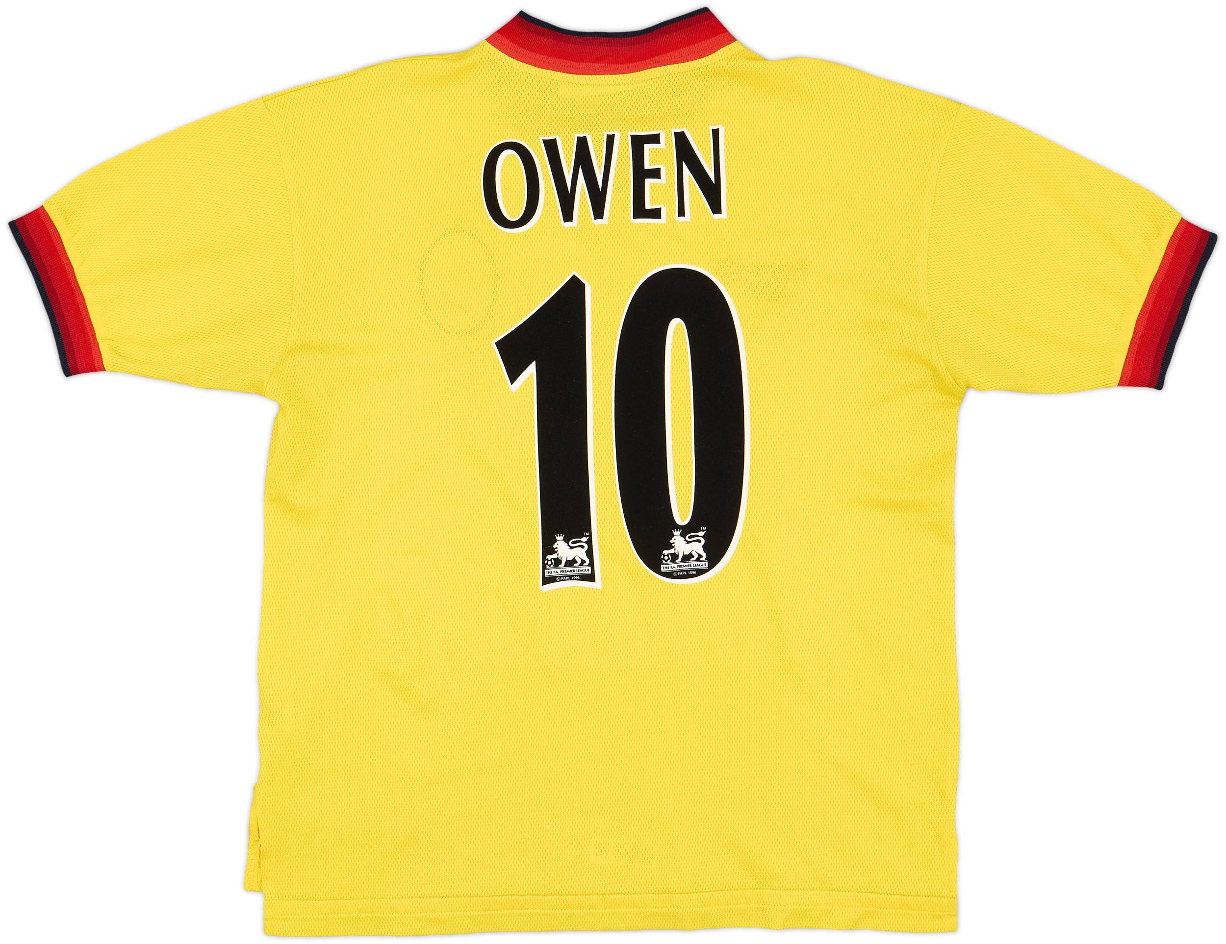 1997-99 Liverpool Away Shirt Owen #10 5/10 (M)