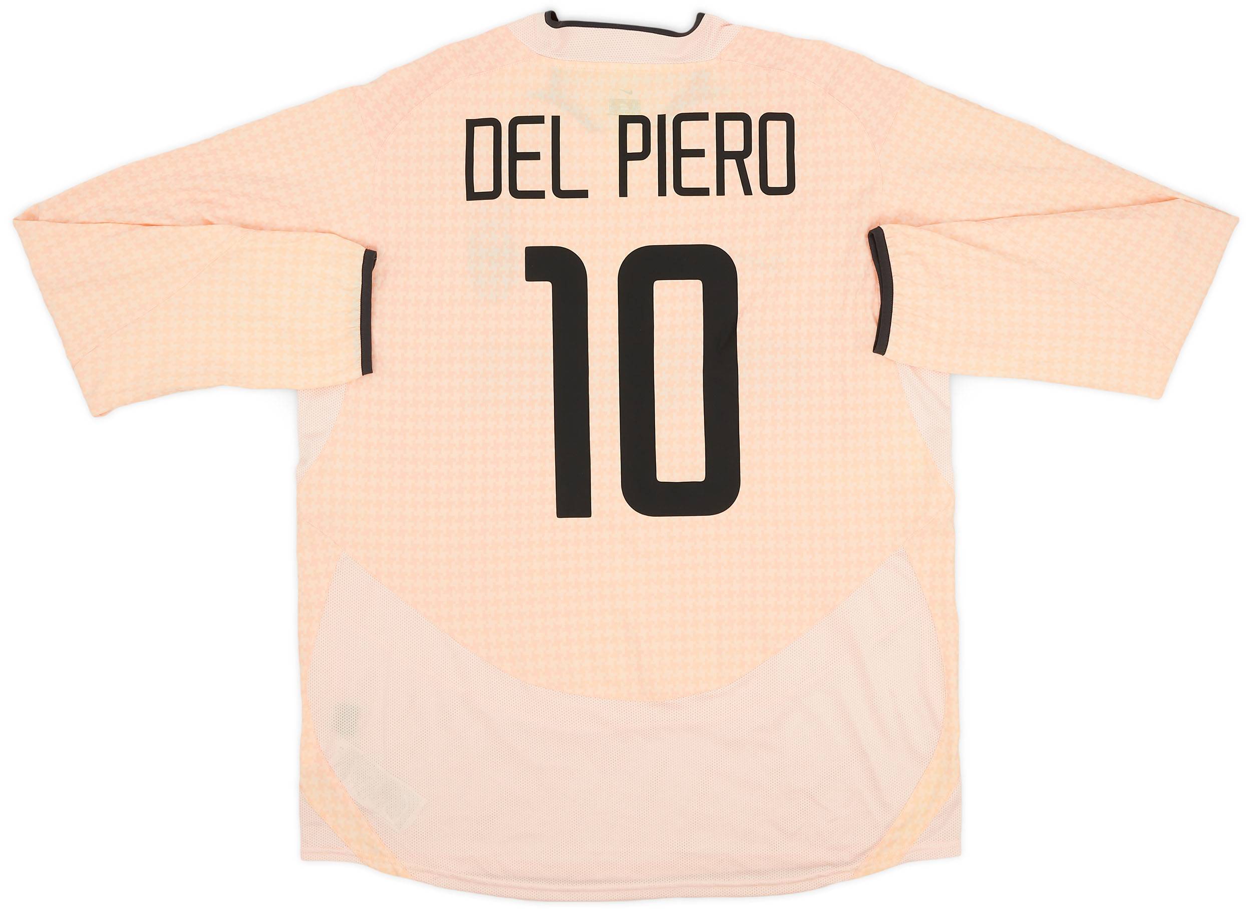 2003-04 Juventus Away L/S Shirt Del Piero #10 (XL)
