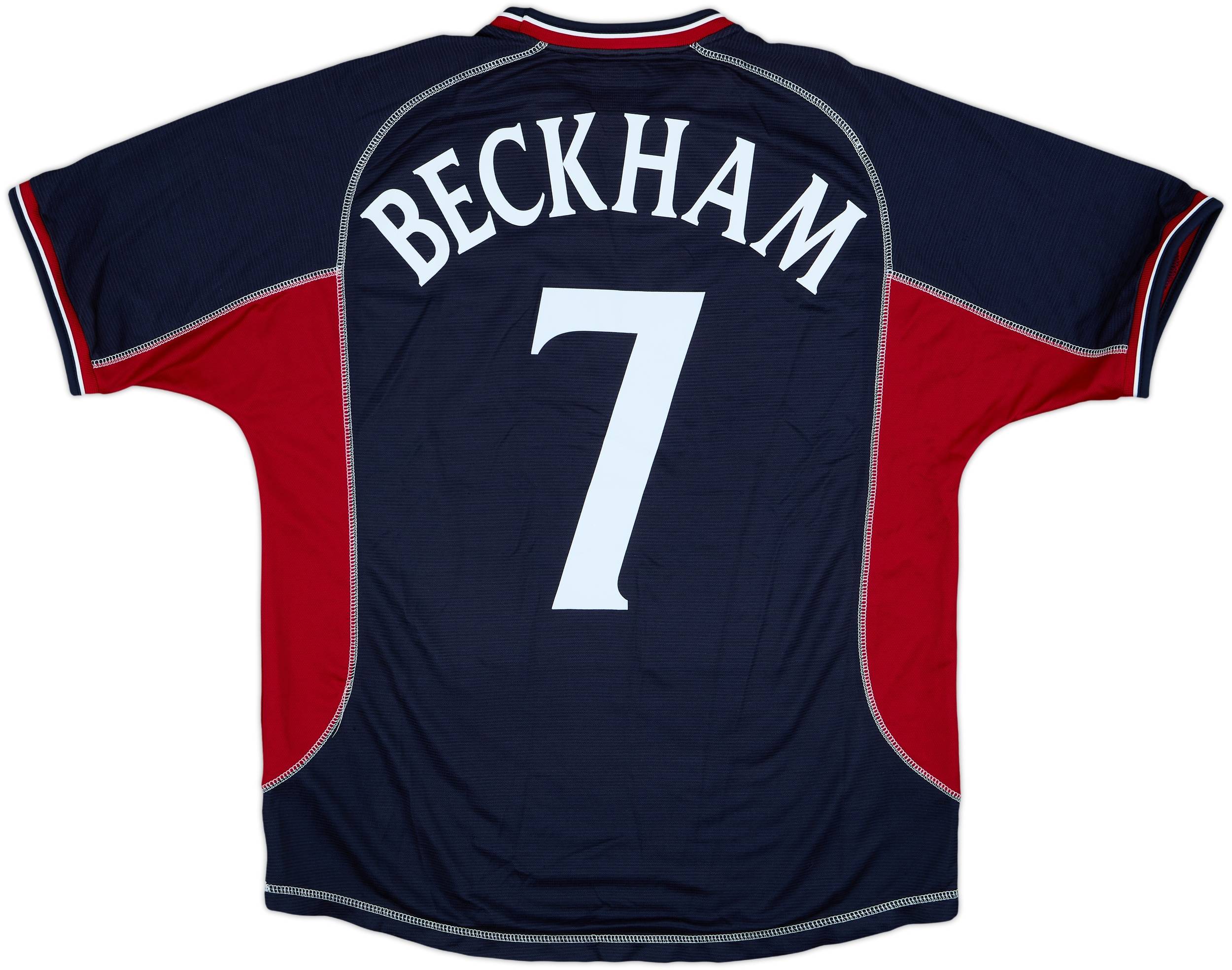 2000-01 Manchester United Third Shirt Beckham #7 - 8/10 - (L)