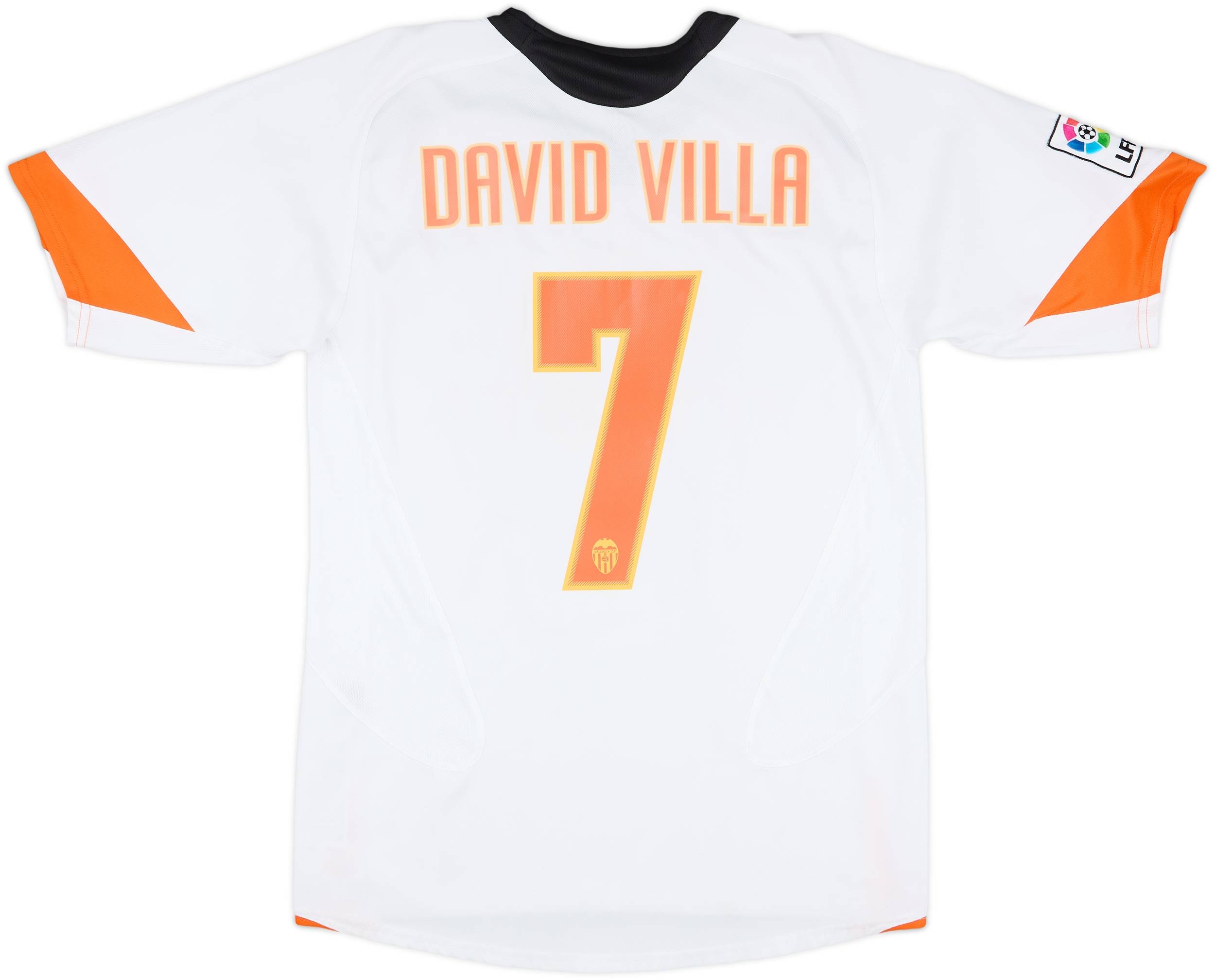Valencia DAVID VILLA シャツ 7番 Valencia David Villa 7 Team Tee - White