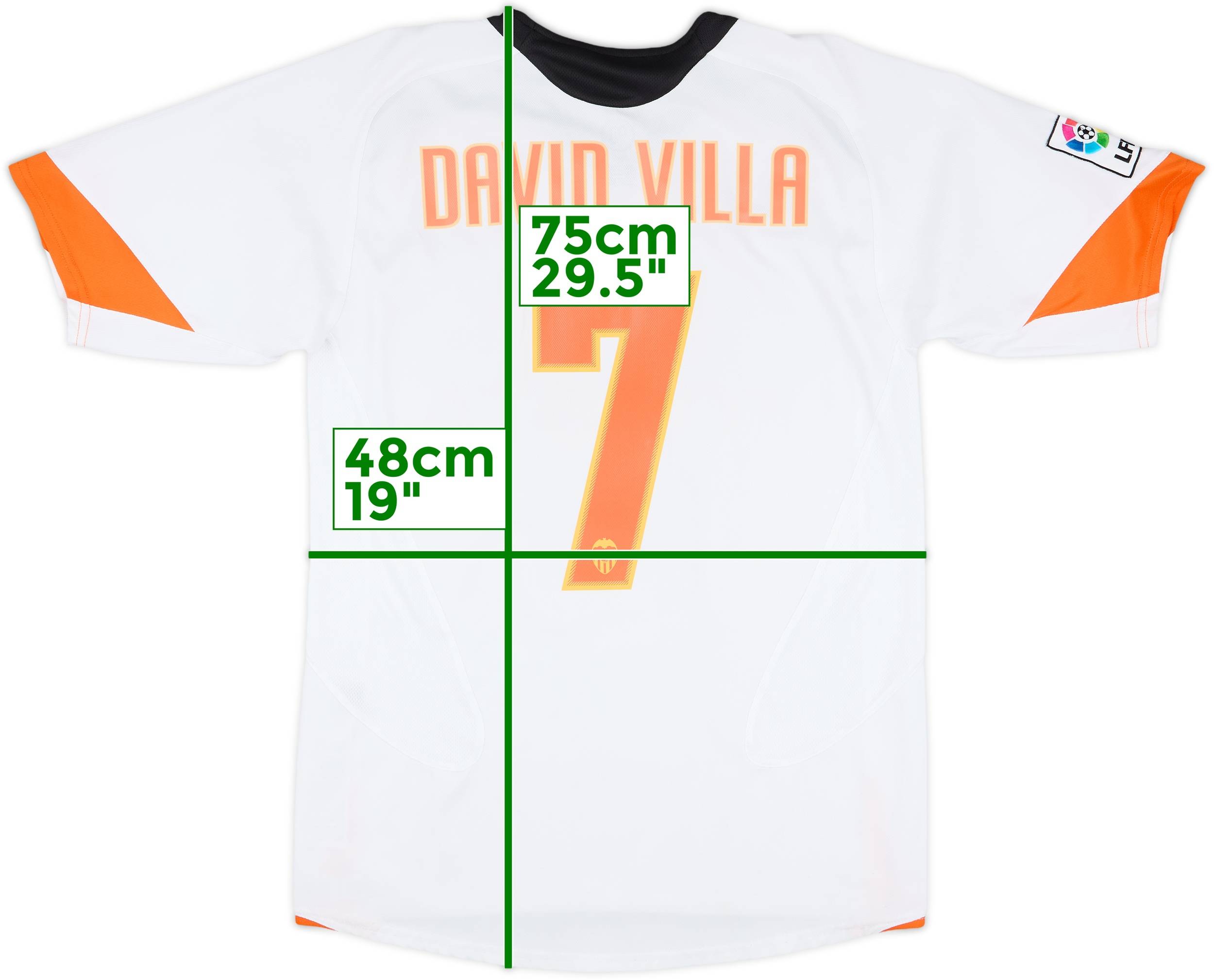 Valencia DAVID VILLA シャツ 7番 Valencia DAVID VILLA シャツ 7番 Valencia David Villa 7 Home