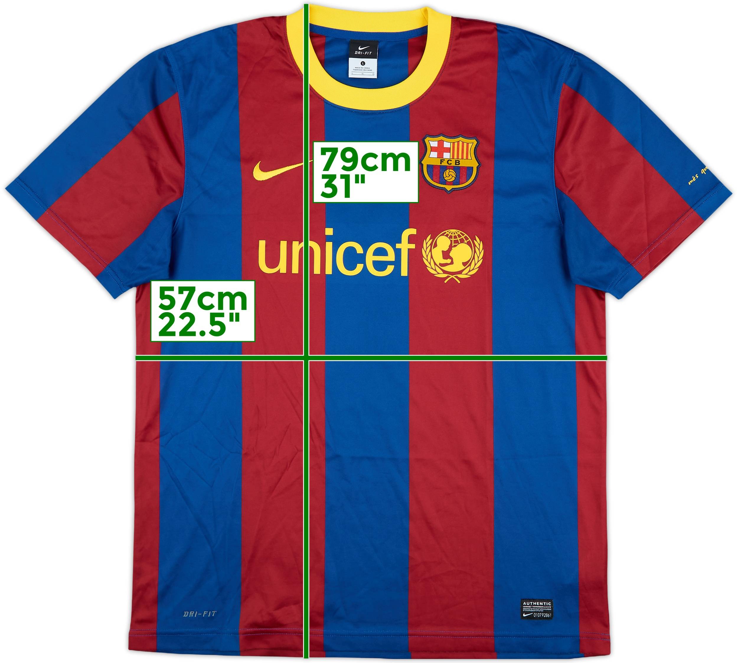 新品 FC Barcelona PUYOL 5 シャツ 2011年 プジョル Barcelona 2011/12 Home Puyol #5 (L)