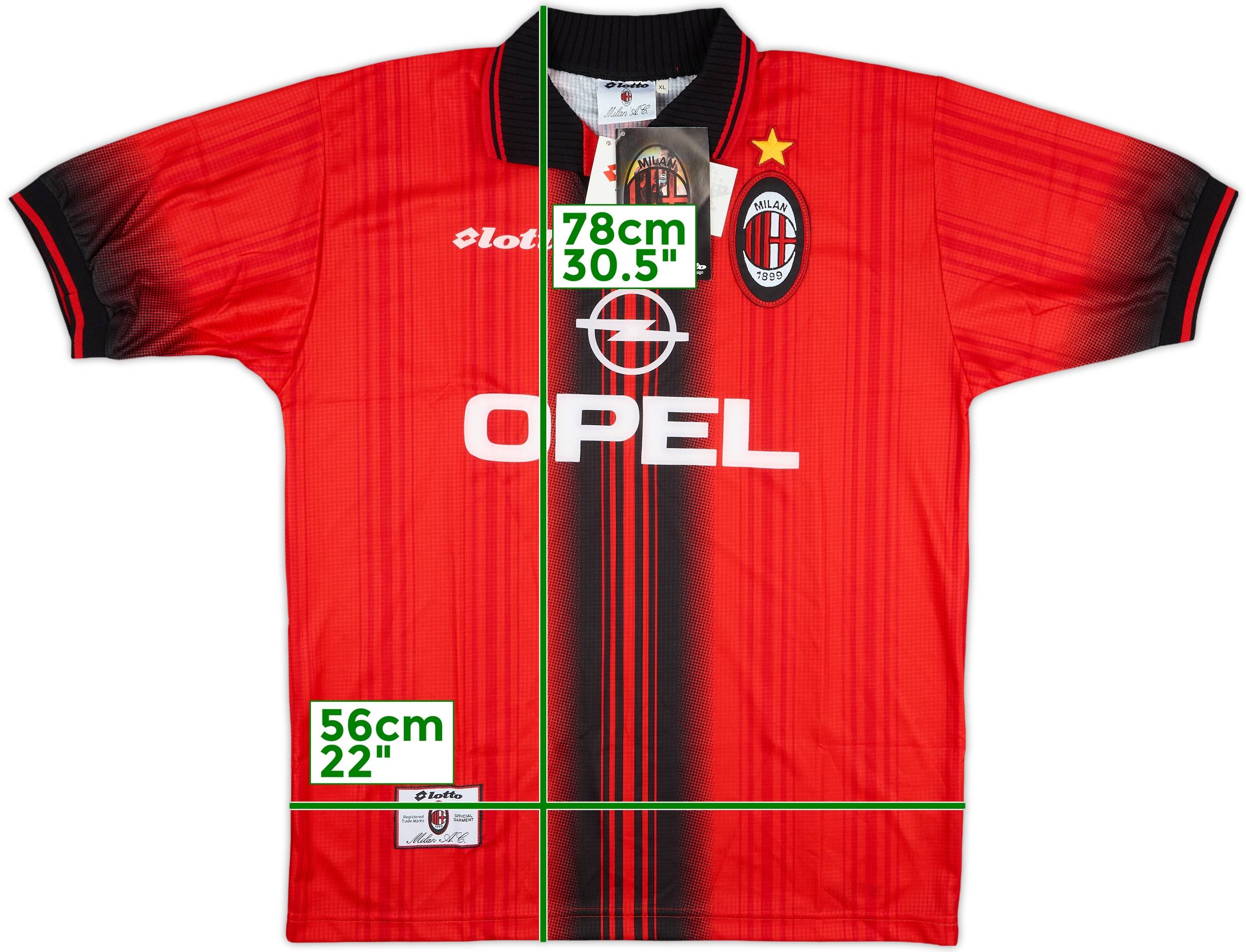 1997-98 AC Milan Fourth Shirt (XL)