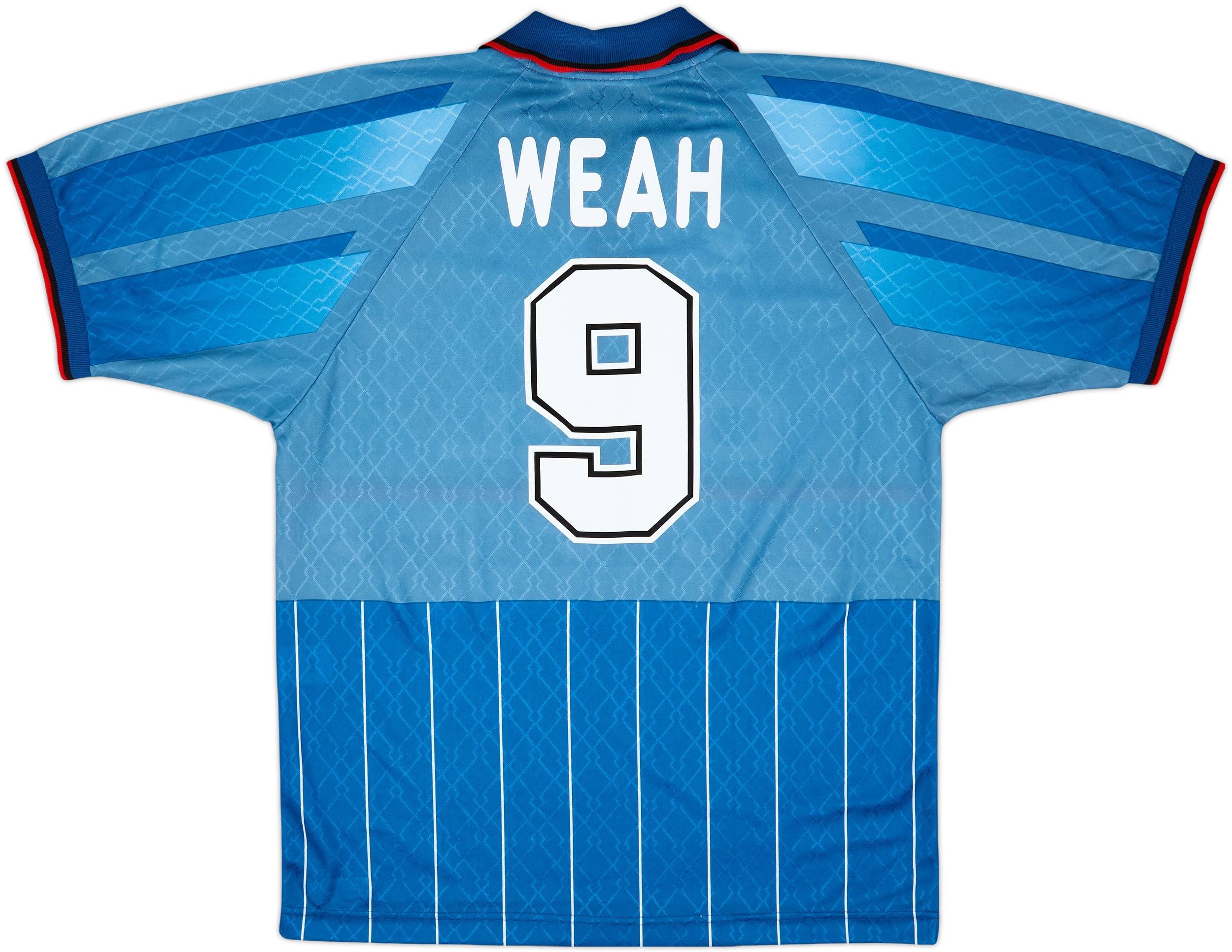 1995-96 AC Milan Fourth Shirt Weah #9 (L)