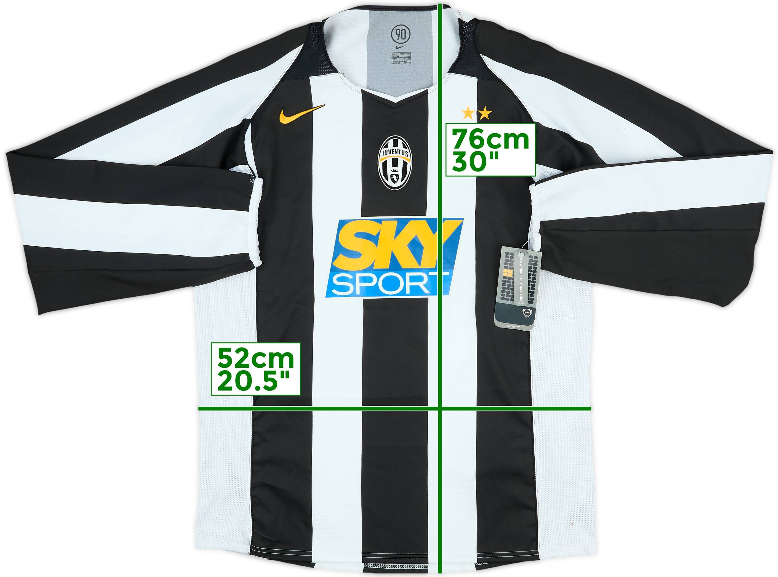 セリエA ユベントス 2004-2005 ホーム サッカージャージ L セリエA ユベントス 2004-2005 ホーム サッカージャージ L