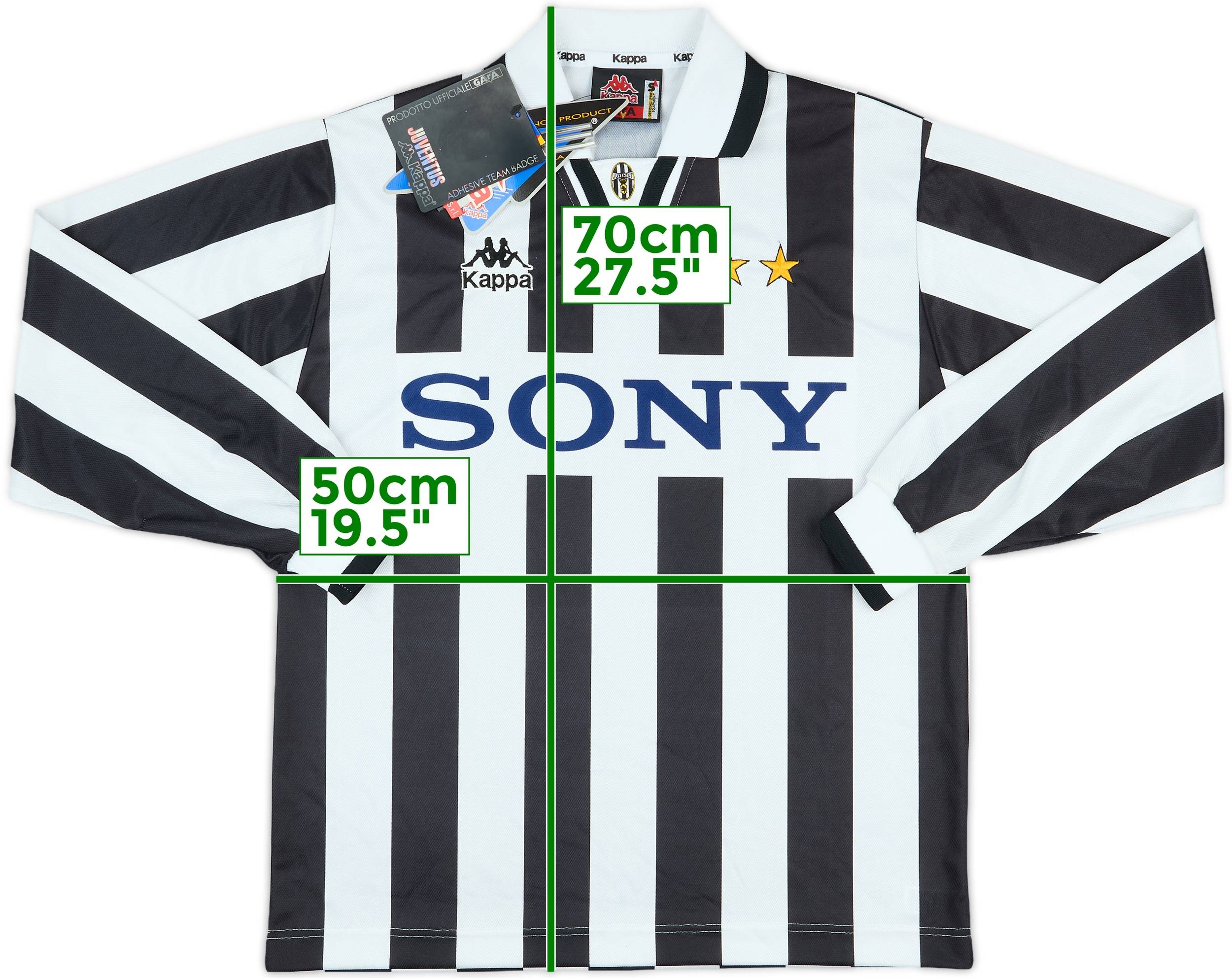 1995-97 Juventus Home L/S Shirt (S)