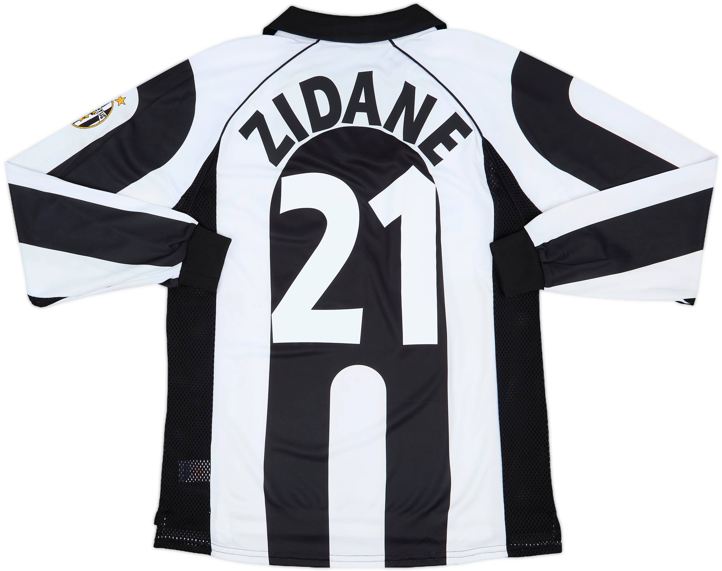 1997-98 Juventus Centenary Home L/S Shirt Zidane #21 (M)