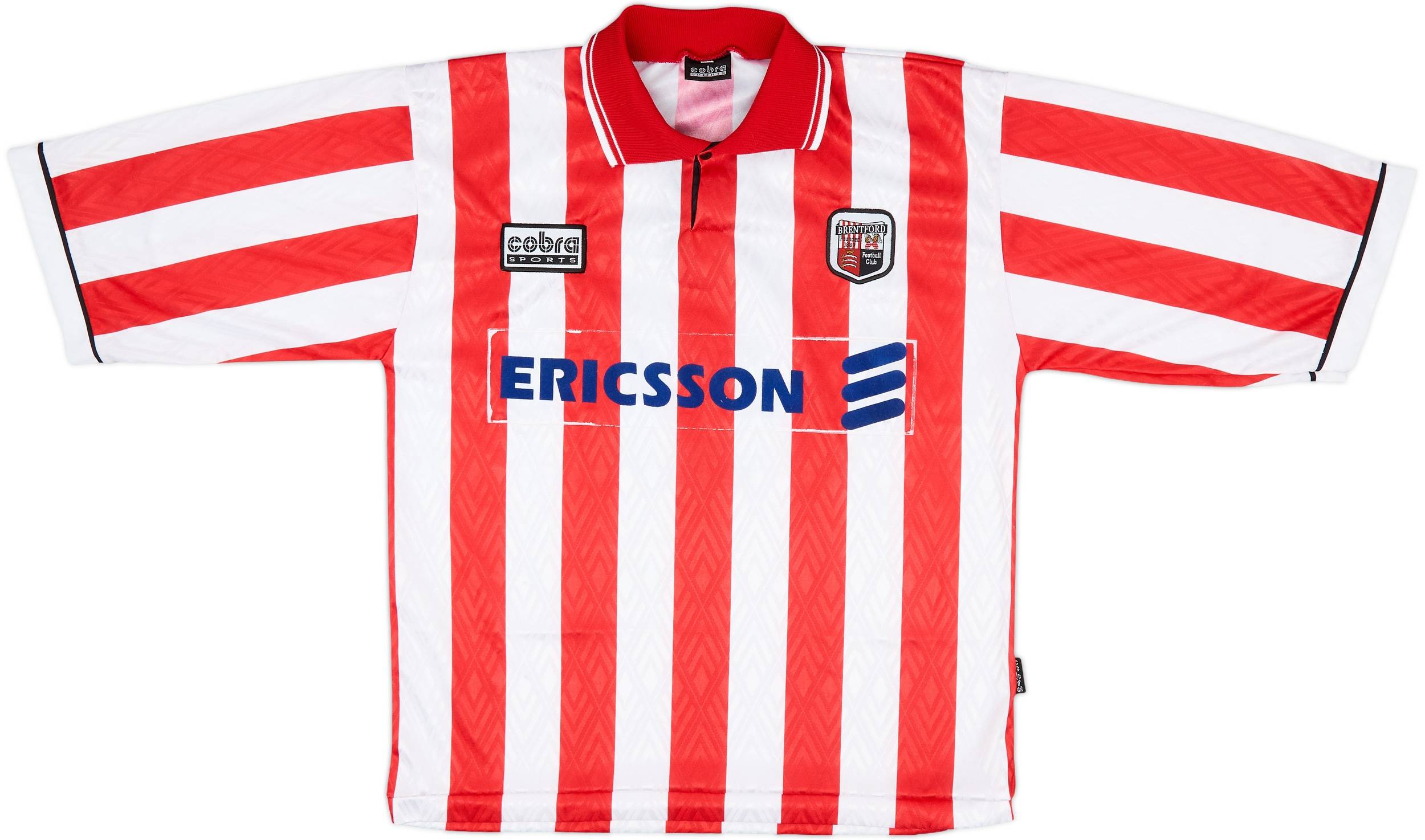 1996-98 Brentford Match Issue Home Shirt #5