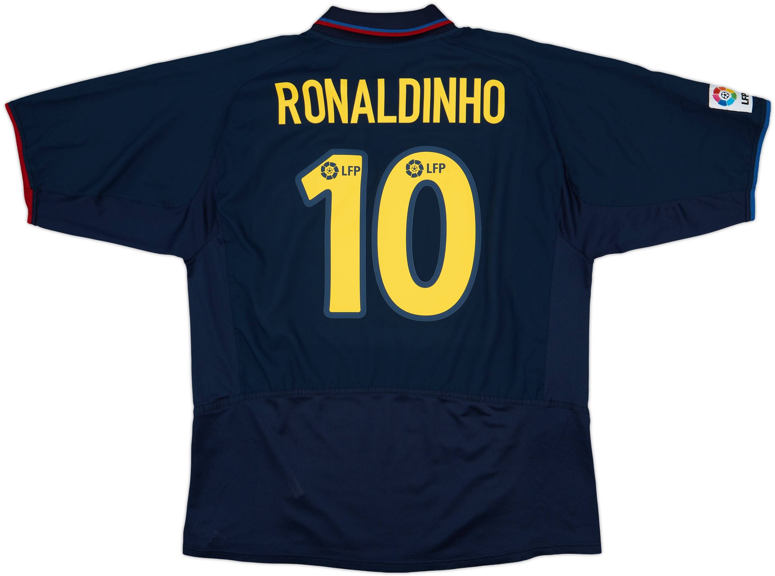 2003-04 Barcelona Third Shirt Ronaldinho #10 - 9/10 - (XL)