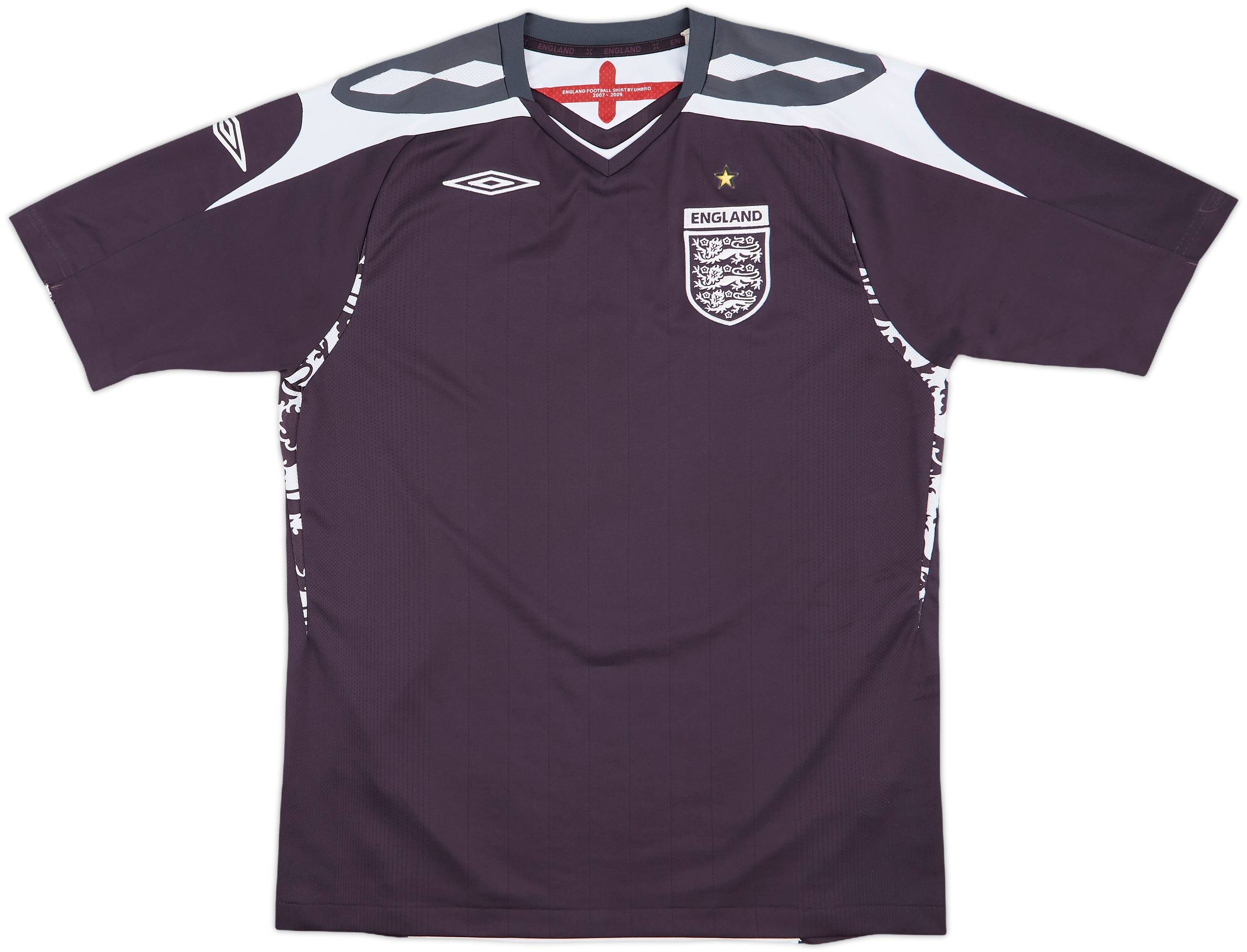 【UMBRO】ゲームシャツ　イングランド代表　2007 イングランド代表 2007 Umbro ホーム半袖 ユニフォーム