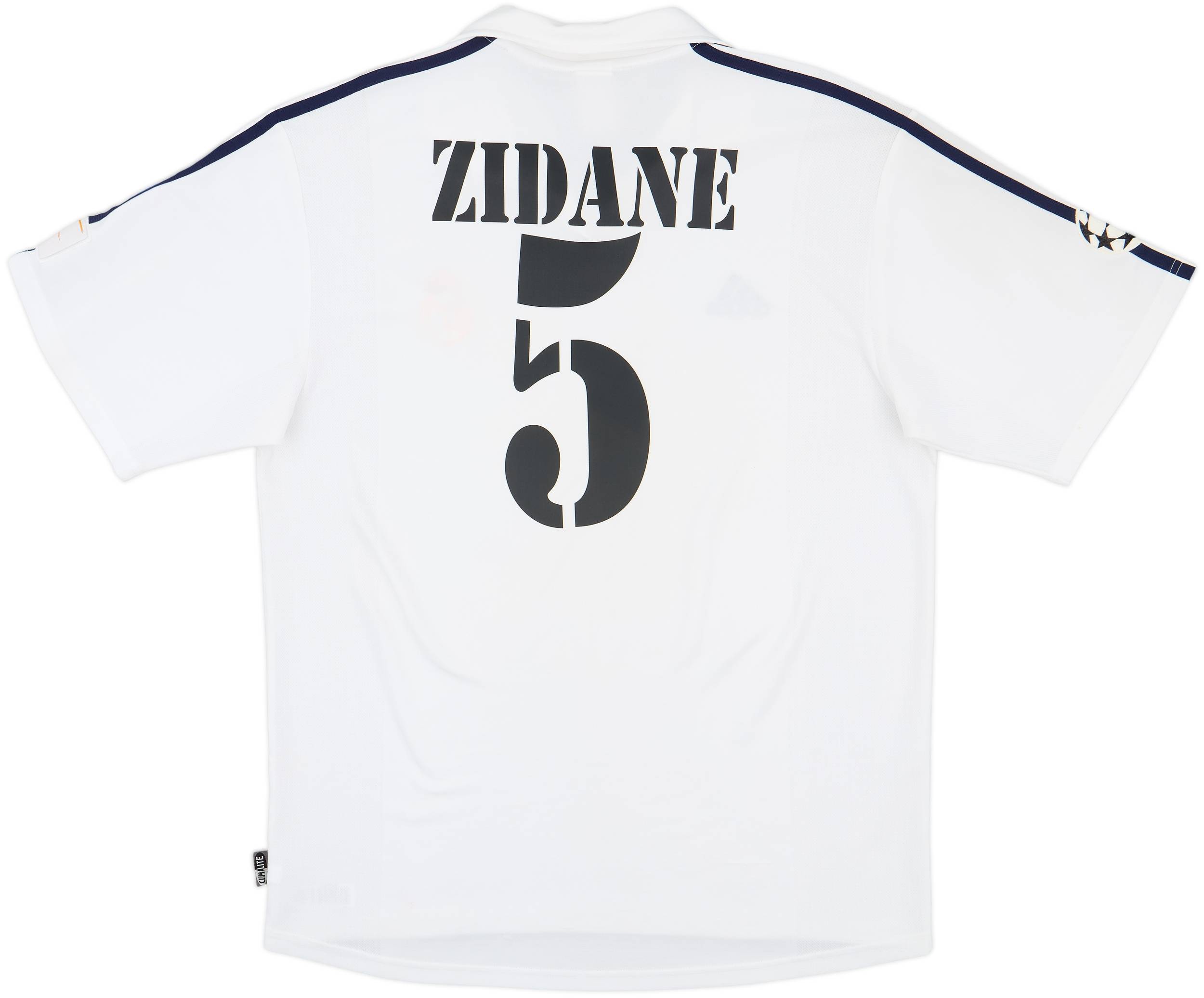 2001 Real Madrid Home Shirt Zidane #5 - 9/10 - (XL)