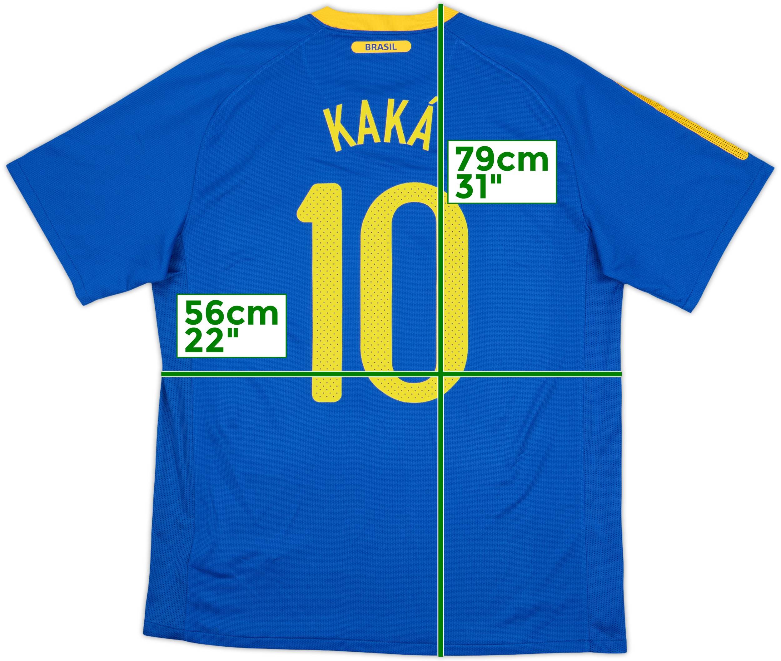 2010-11 Brazil Away Shirt Kaka #10 - 9/10 - (L)