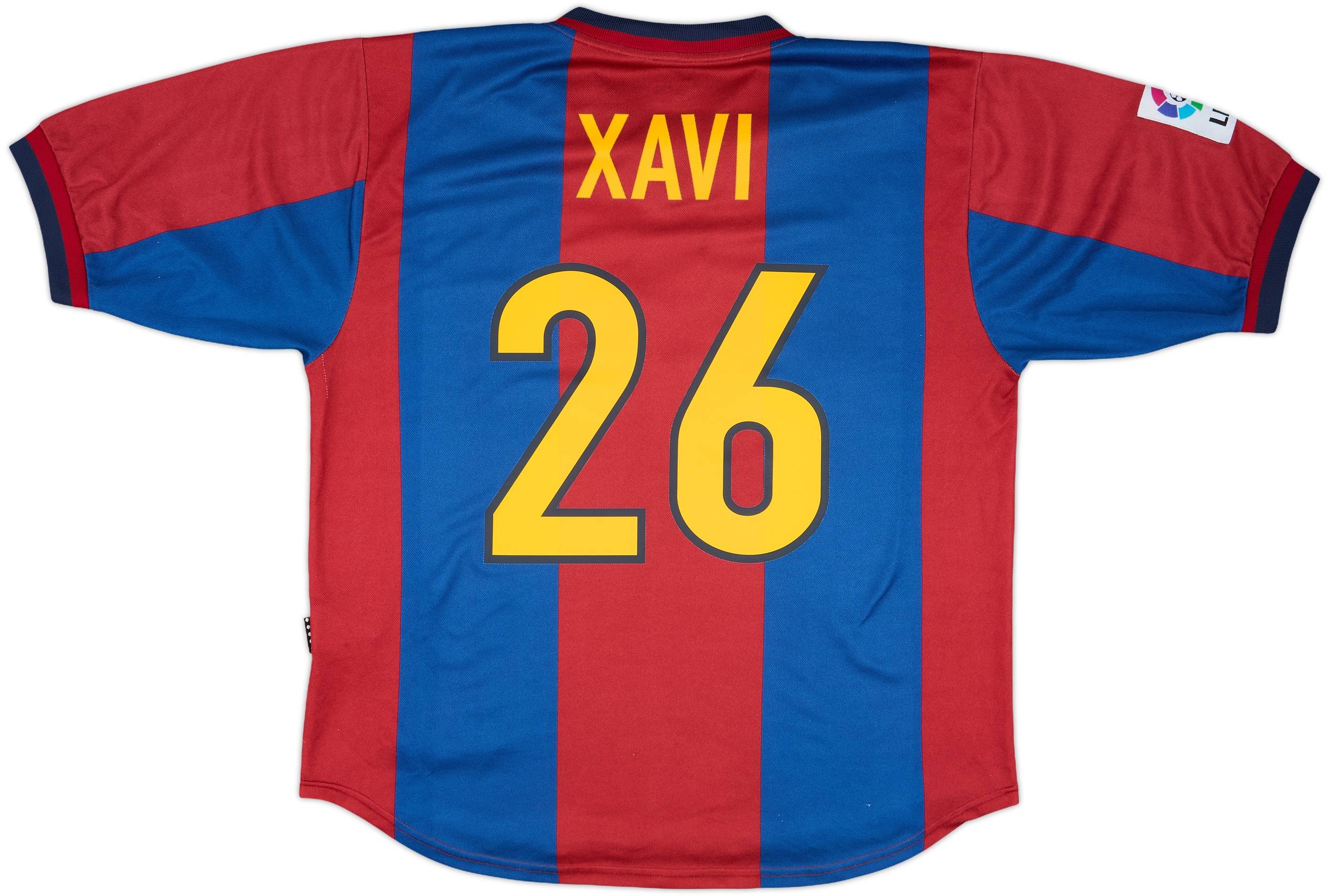 FC BarcelonaユニフォームXAVI正規品希少 1998-00 Barcelona Home Shirt Xavi #26 - 8/10 - (L)