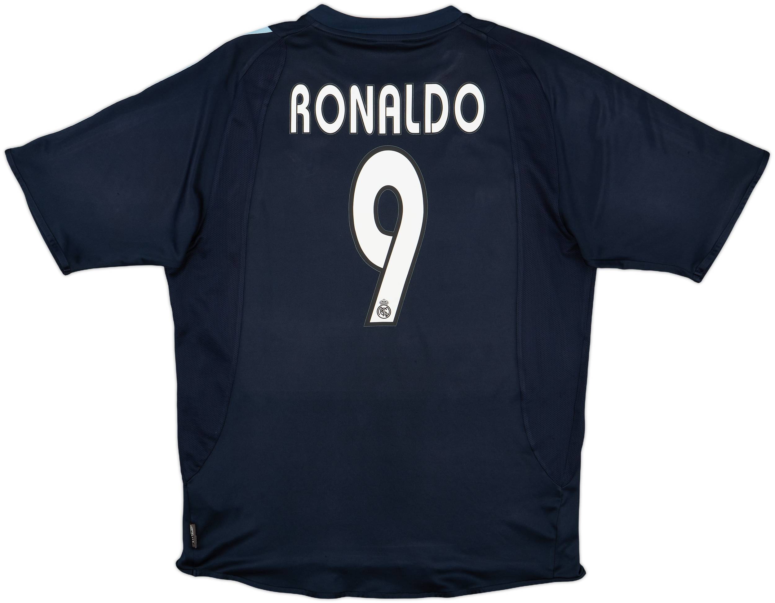 2003-04 Real Madrid Away Shirt Ronaldo #9 - 9/10 - (L)